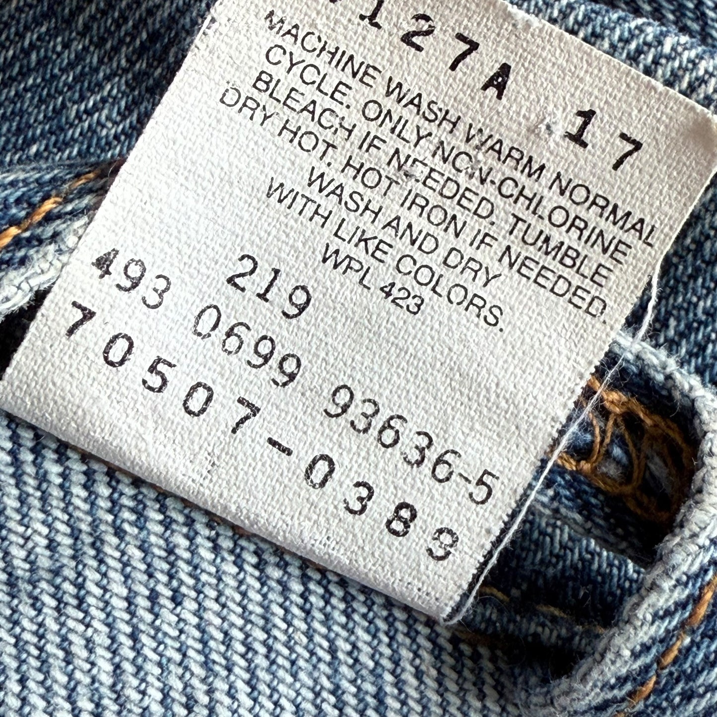 【USED】Levi's Denim Jacket 70507 Made in Mexico 1999