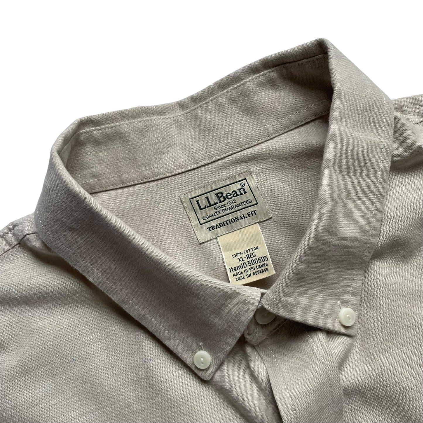 L.L. Bean L/SL Cotton BD Shirt