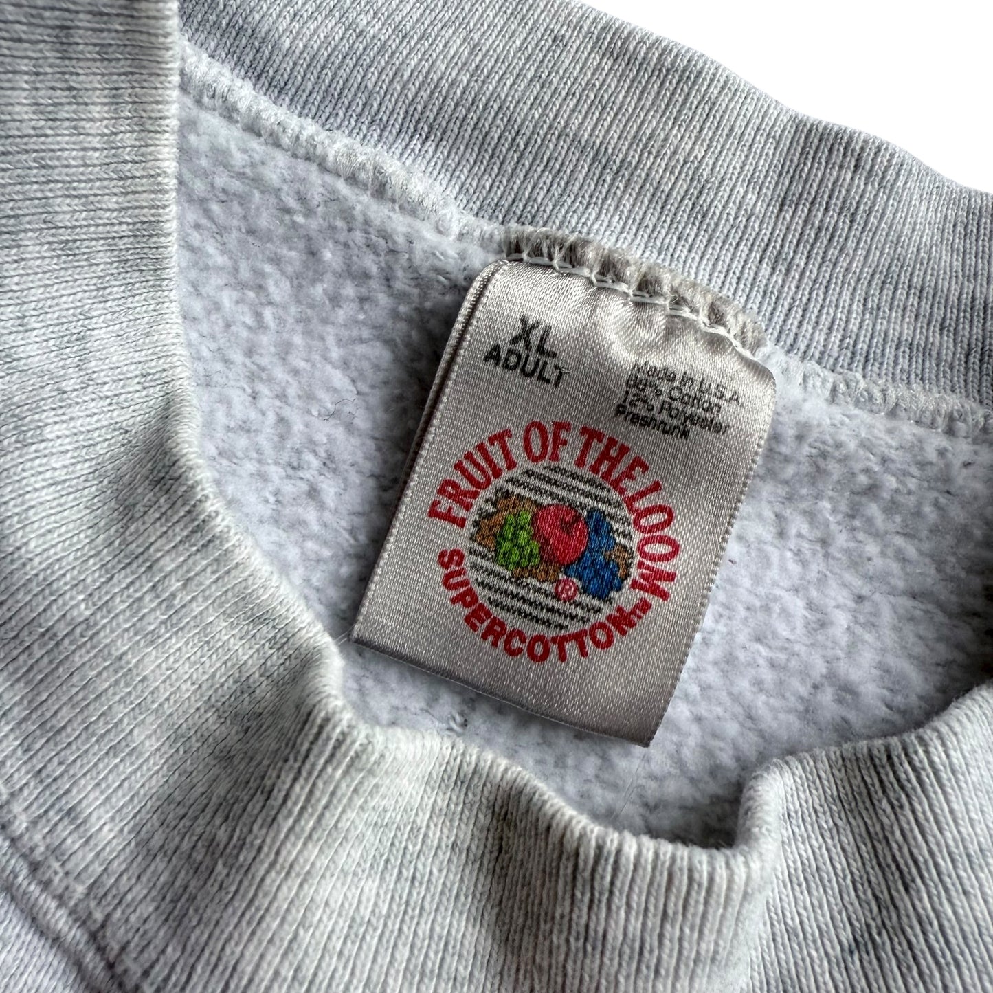 【USED】Fruit of the Loom Super Cotton Crewneck Sweat Shirt/Made in USA