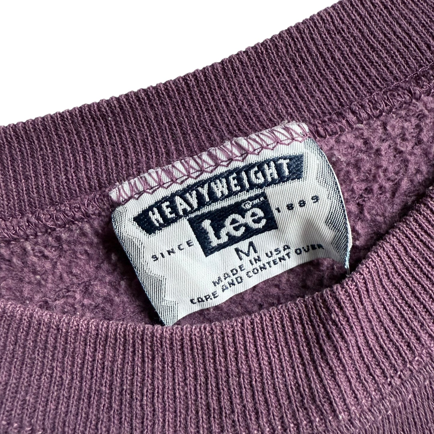 【USED】90s Lee Made in USA "AFLAC" Crewneck Sweat