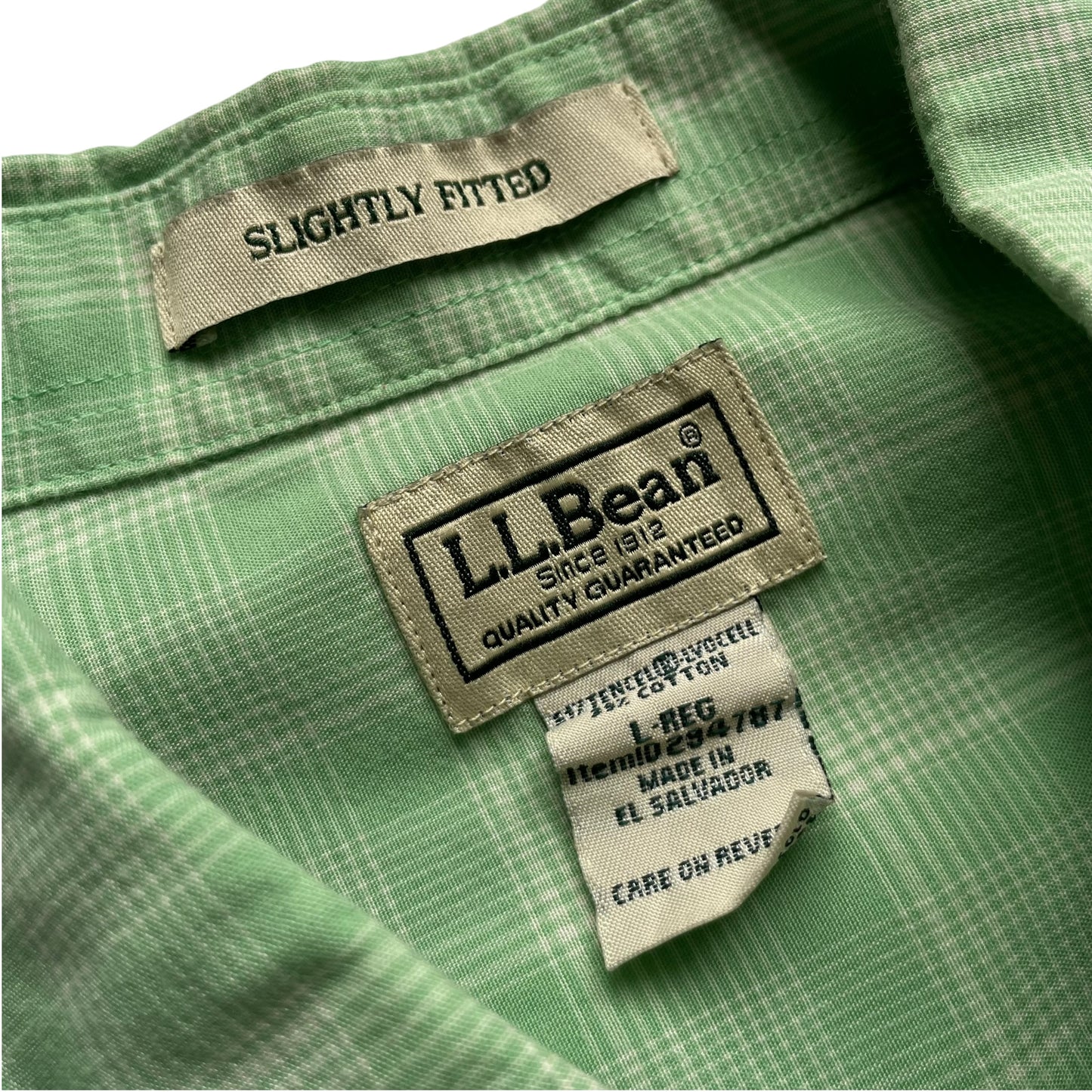 L.L. Bean L/SL Cotton Check BD Shirt