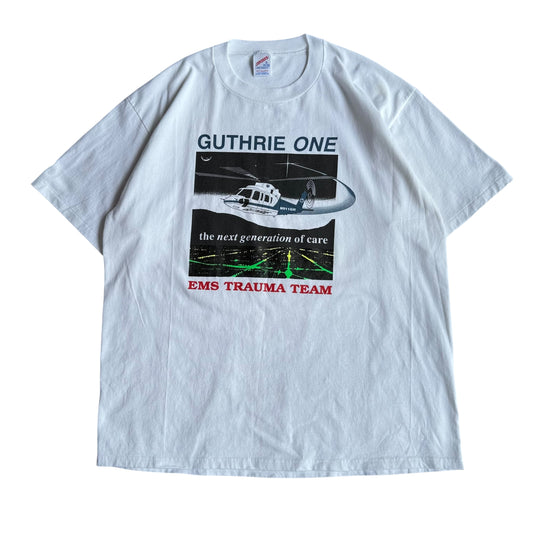 【USED】90s JERZEES ”EMS TRAUMA TEAM” Made in USA S/SL Tee 半袖Tシャツ