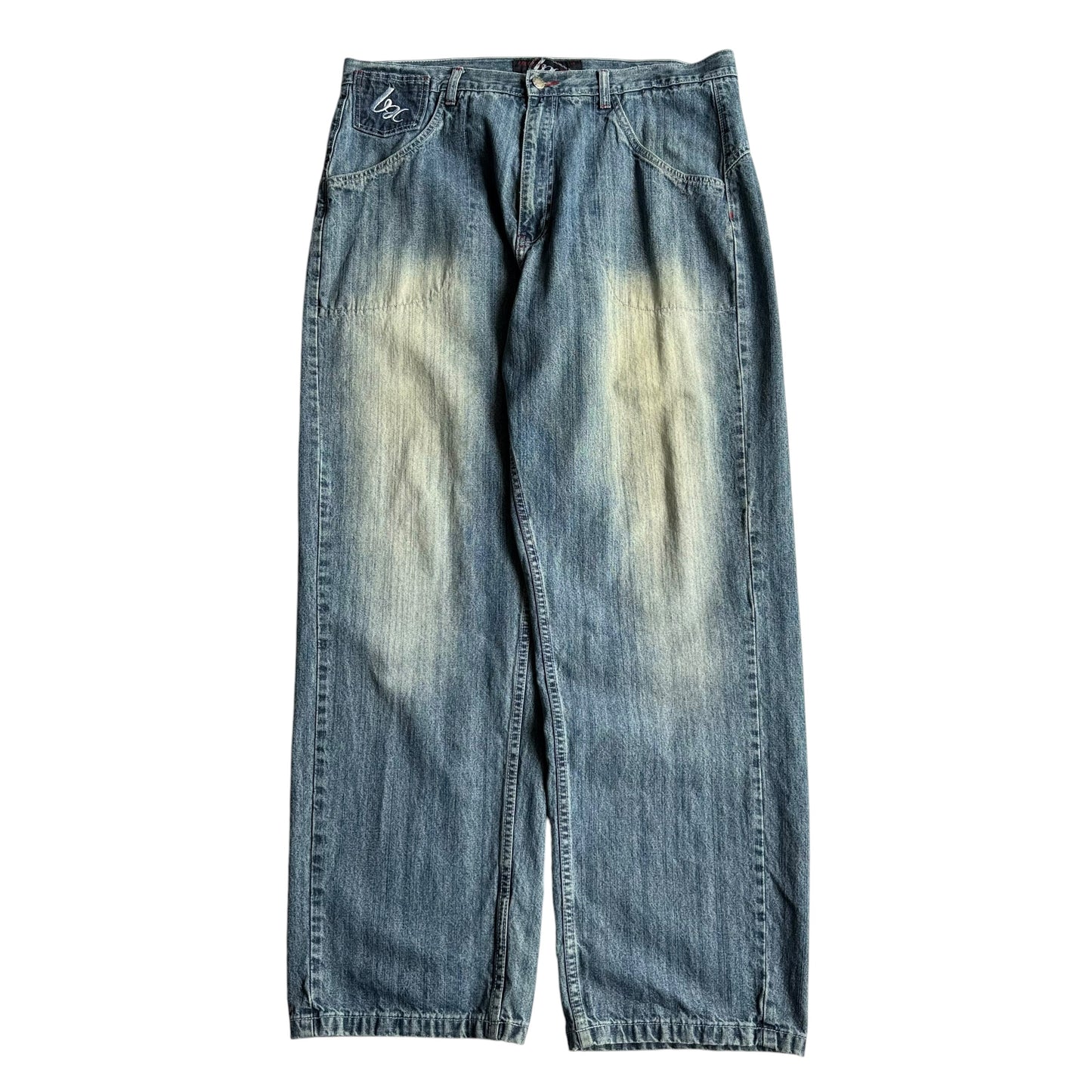 【USED】BROOKLYN EXPRESS WASHED BAGGY JEANS