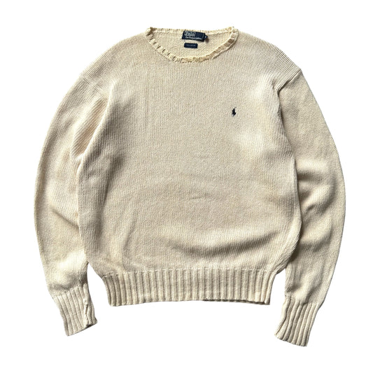 【USED】Polo by Ralph Lauren Crewneck Cotton Sweater