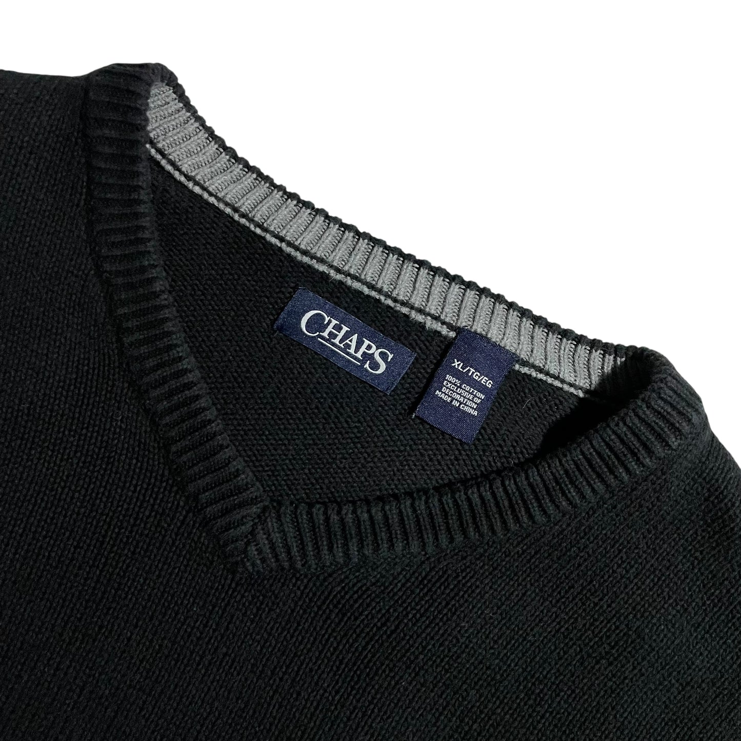 【USED】Chaps Crew Neck Cotton Sweater