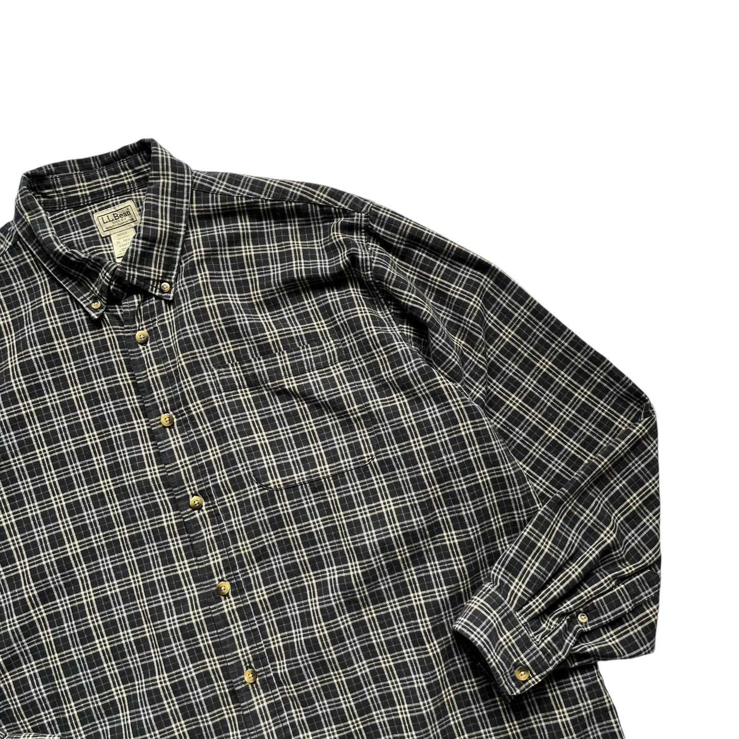 L.L. Bean Cotton Check L/SL BD Shirt