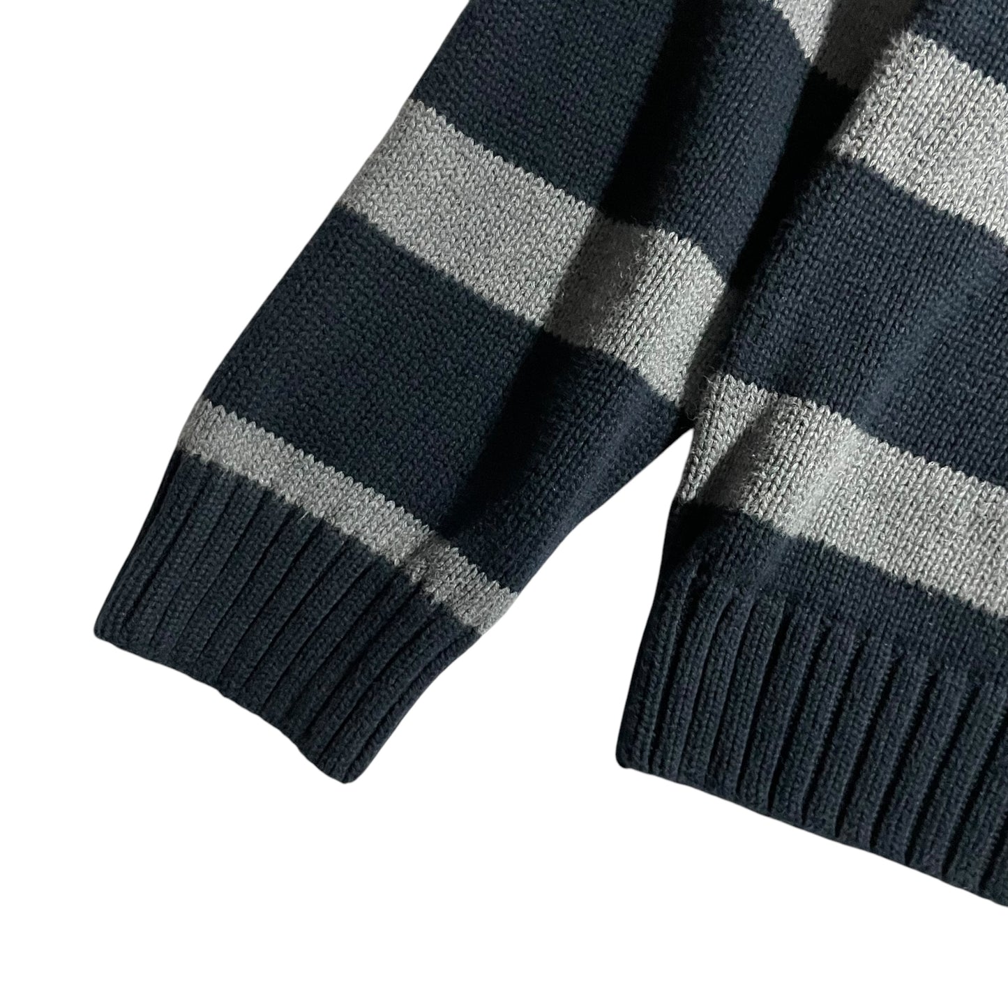 【USED】Chaps Half Zip Border Sweater