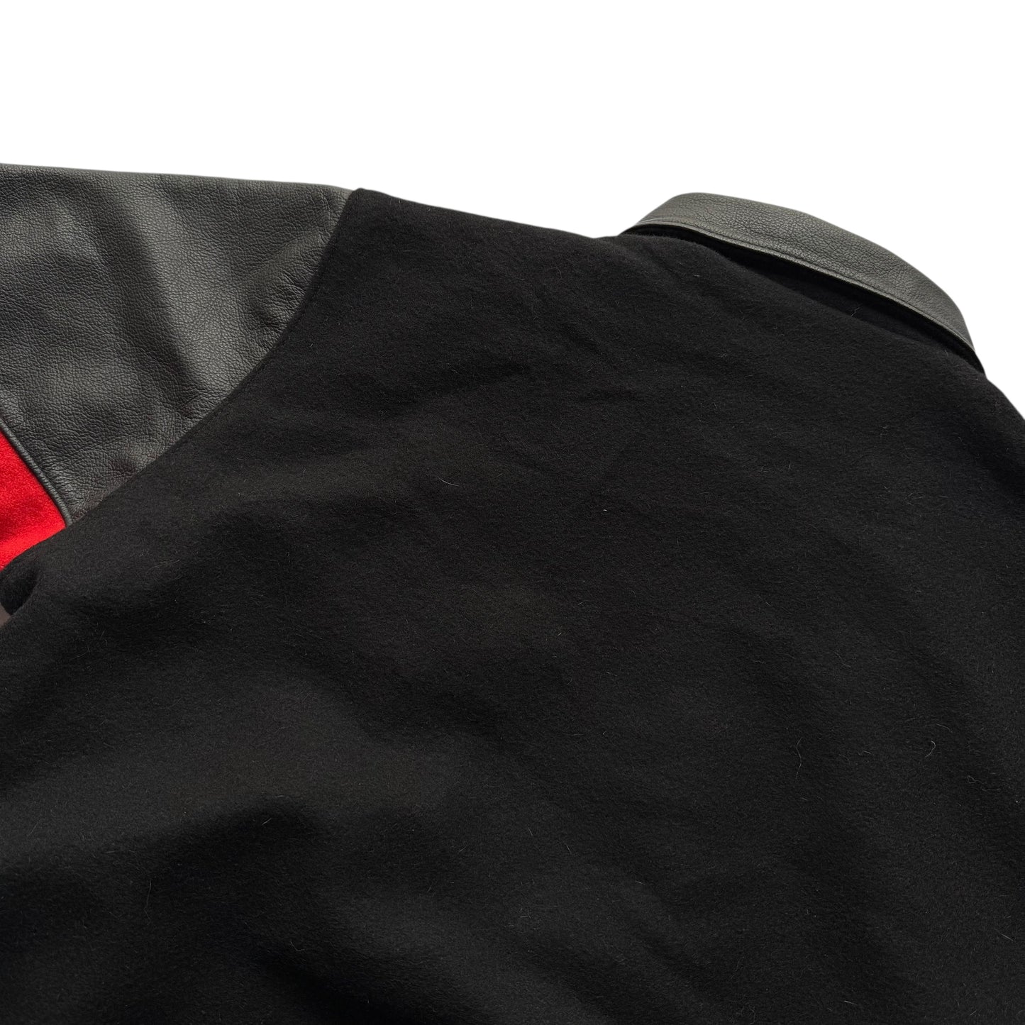 【USED】Carroll Original Wear Melton  Lether Sleeve Virsity Jacket "Made in USA"