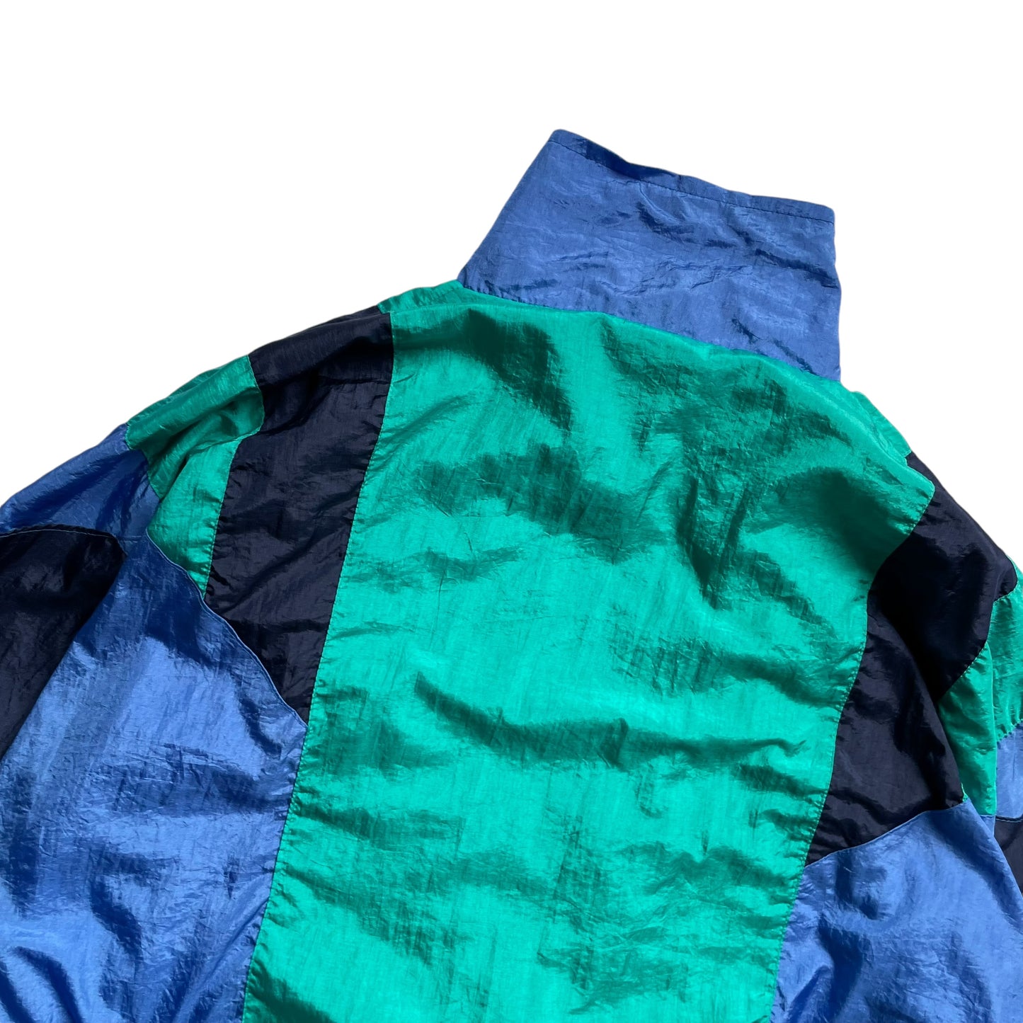 90s Visor Multicolor Nylon Track Jacket