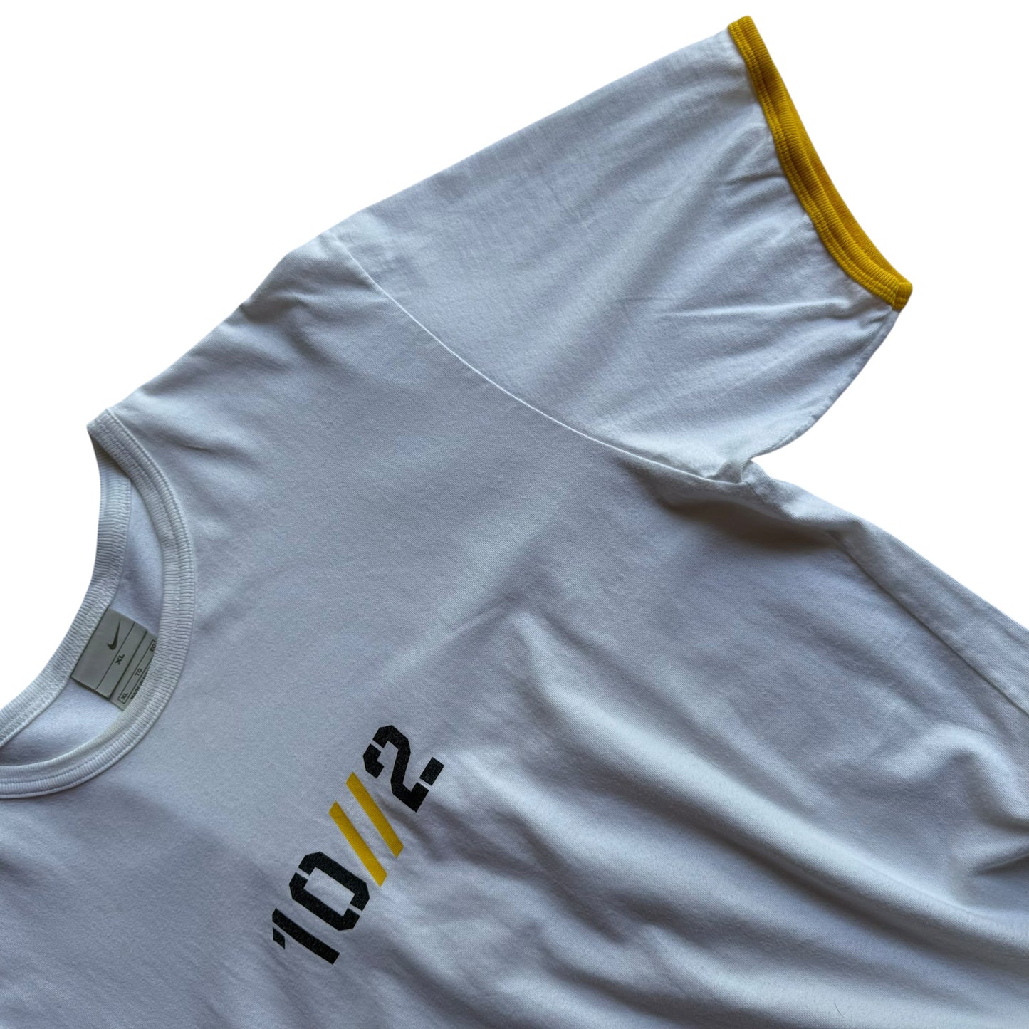 【USED】00s NIKE LIVESTRONG 10//2 S/SL TEE 半袖Tシャツ Lance Armstrong XLサイズ