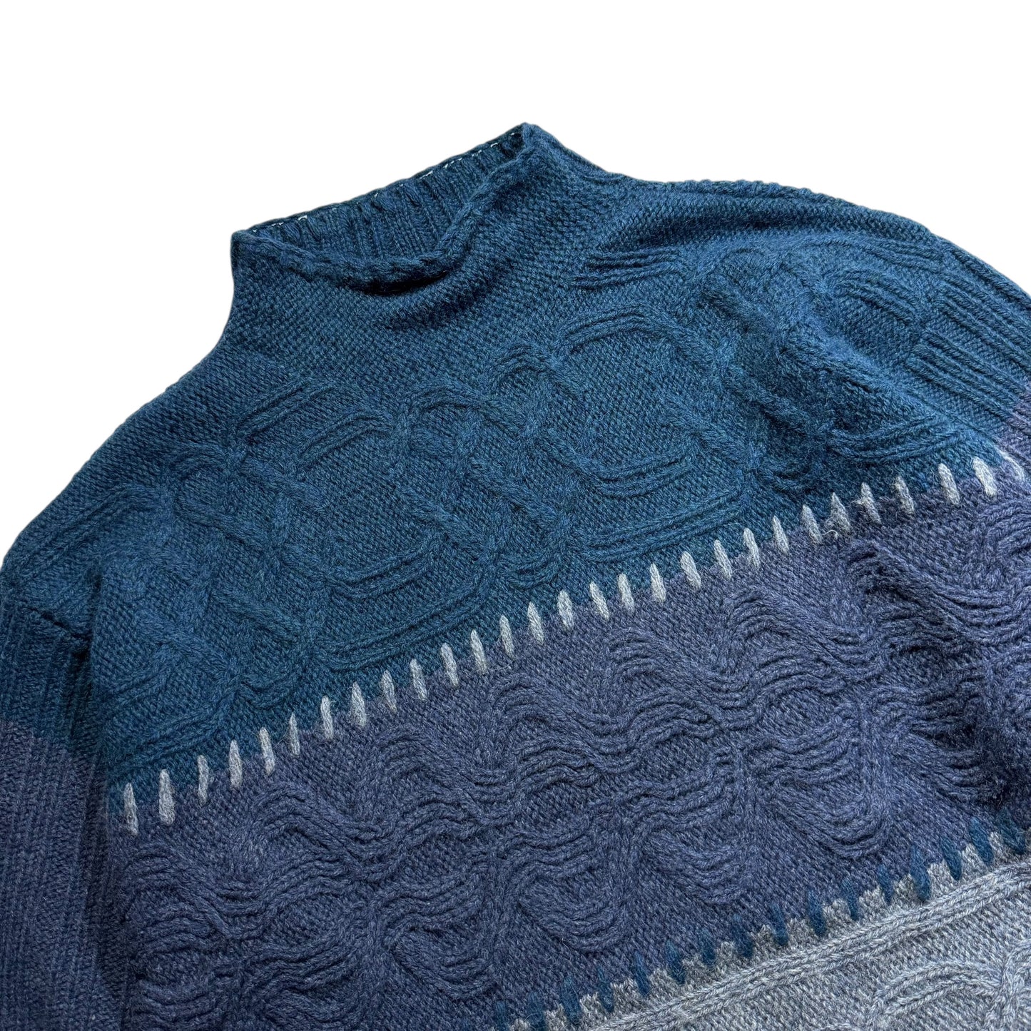 【USED】Lizwear Mocneck Wool Sweater