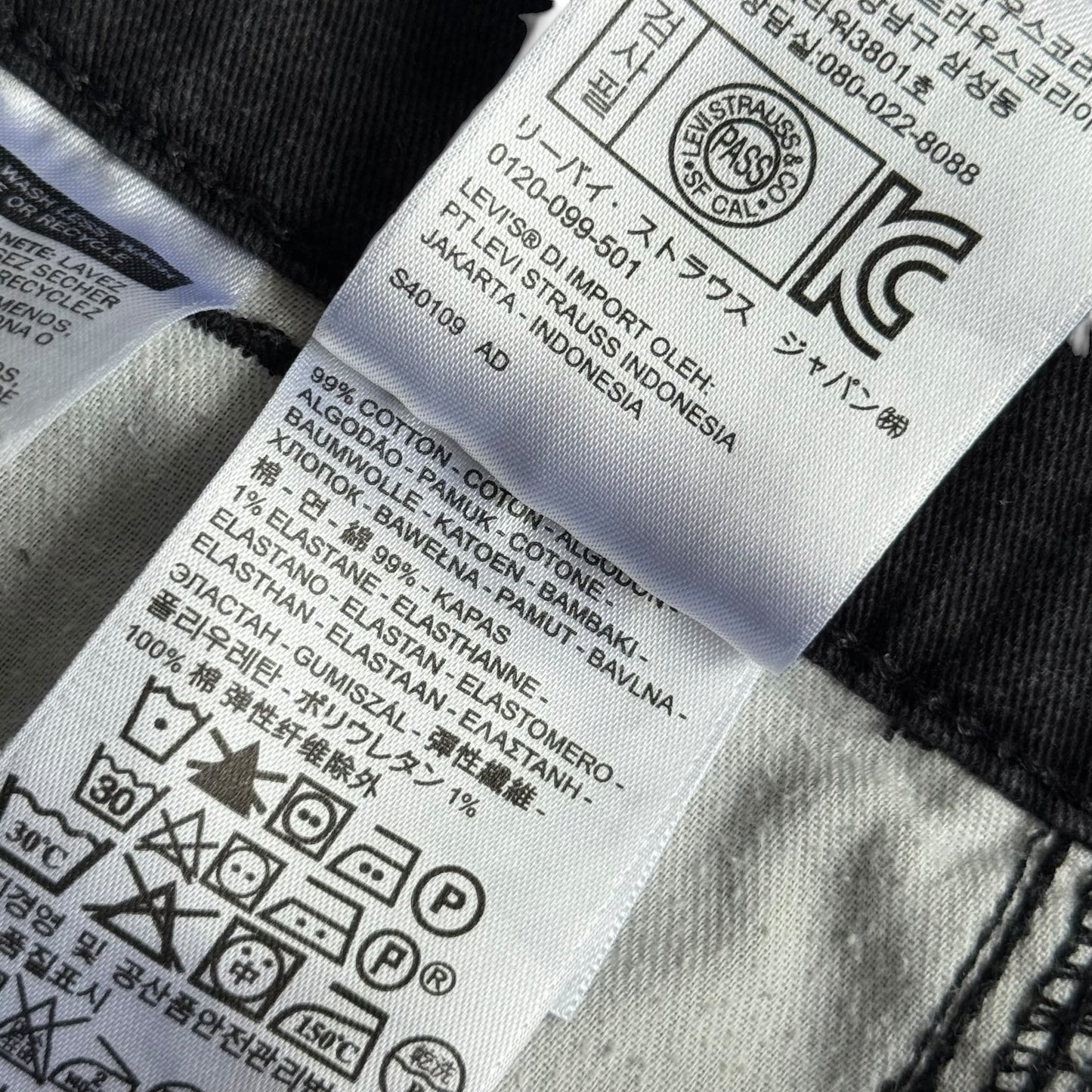 【USED】LEVI'S リーバイス BLACK DENIM CARGO SHORTS カーゴショーツ ハーフパンツ ブラックデニム W36