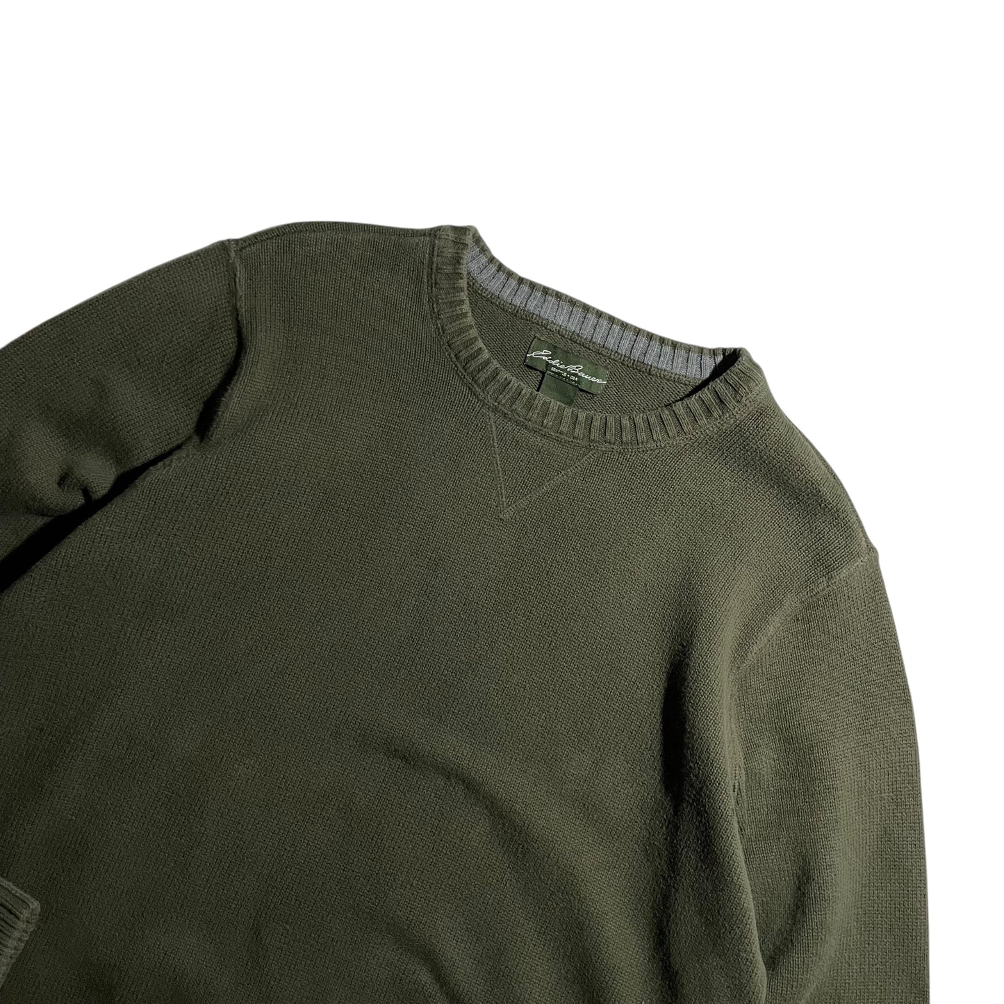 【USED】Eddie Bauer Crew Neck Cotton Sweater
