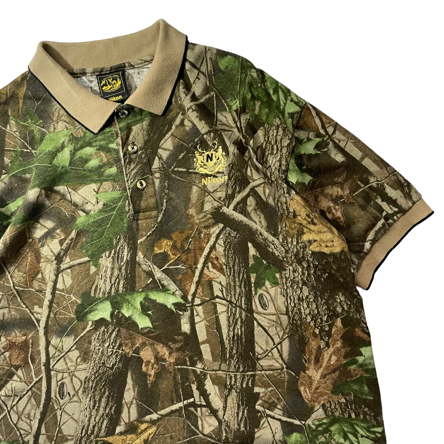 Nikon Realtree Camo Polo Shirt