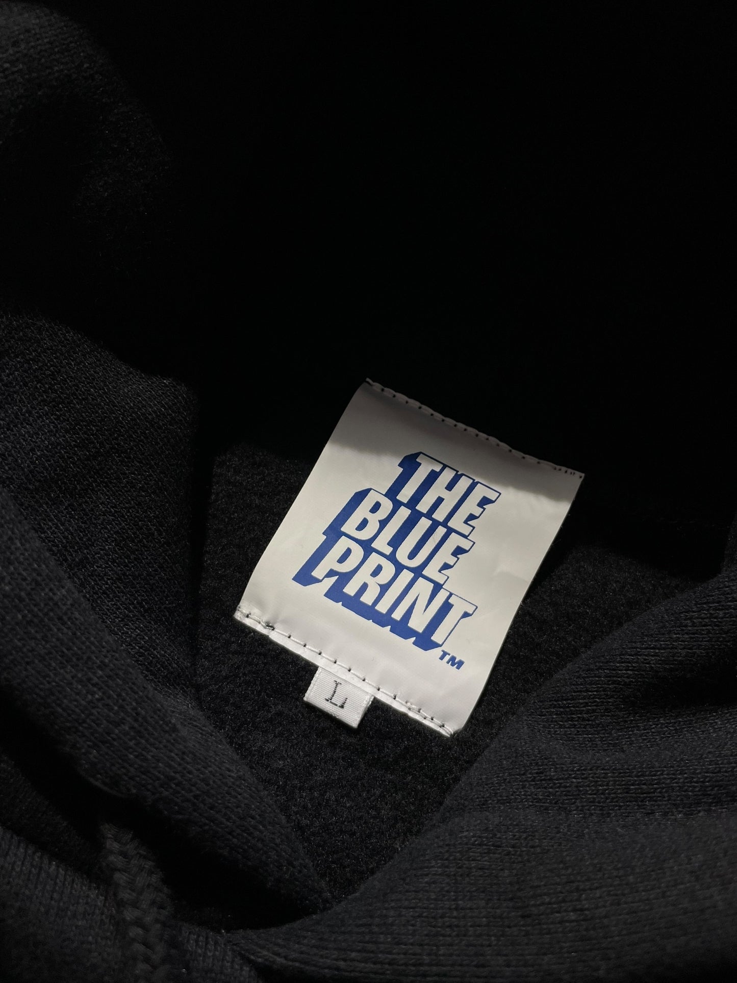 The Blueprint Original Head Line Logo PO Hoodie(Black)