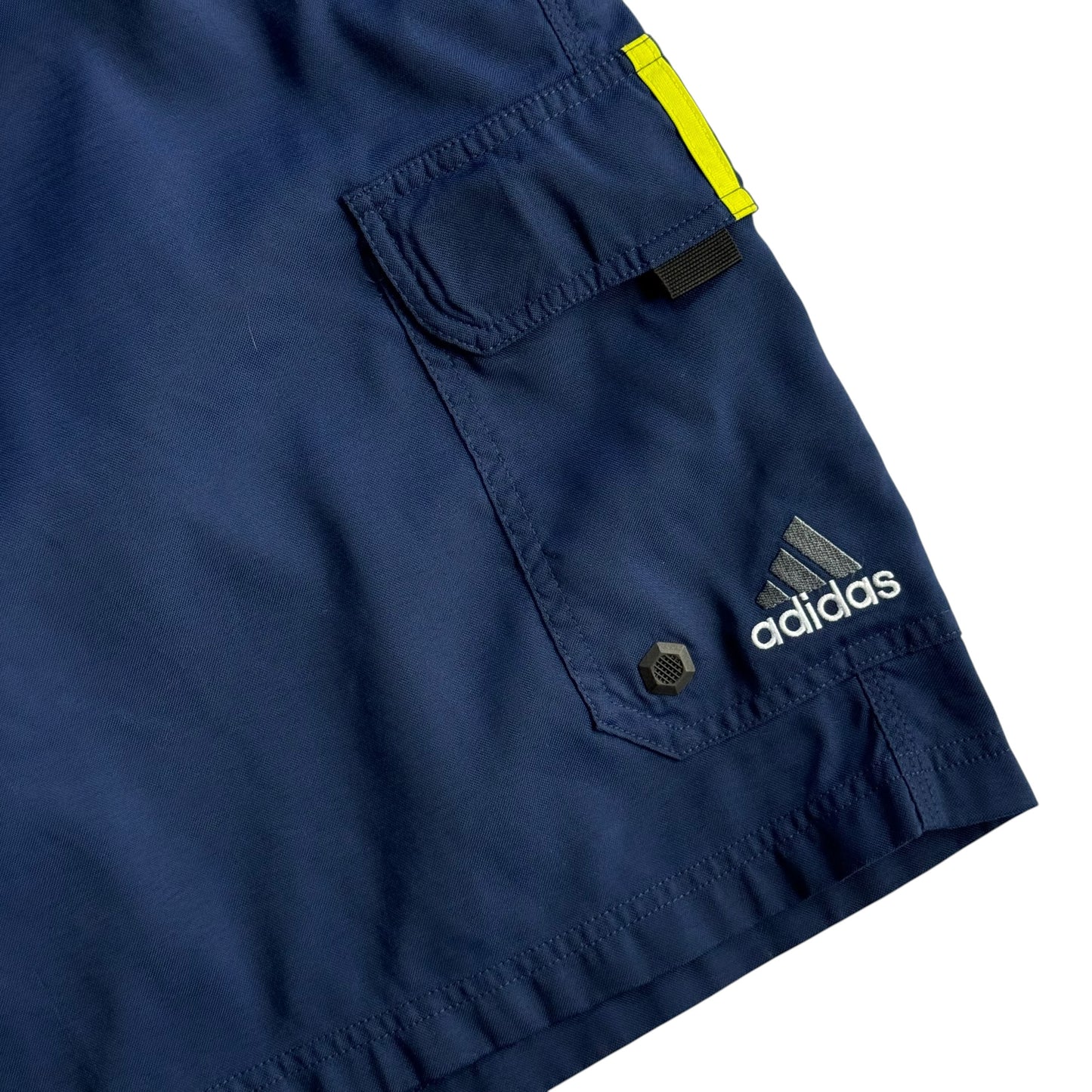 【USED】90s adidas アディダス Swim Trunk ナイロンショーツ バギーフィット XXLサイズ