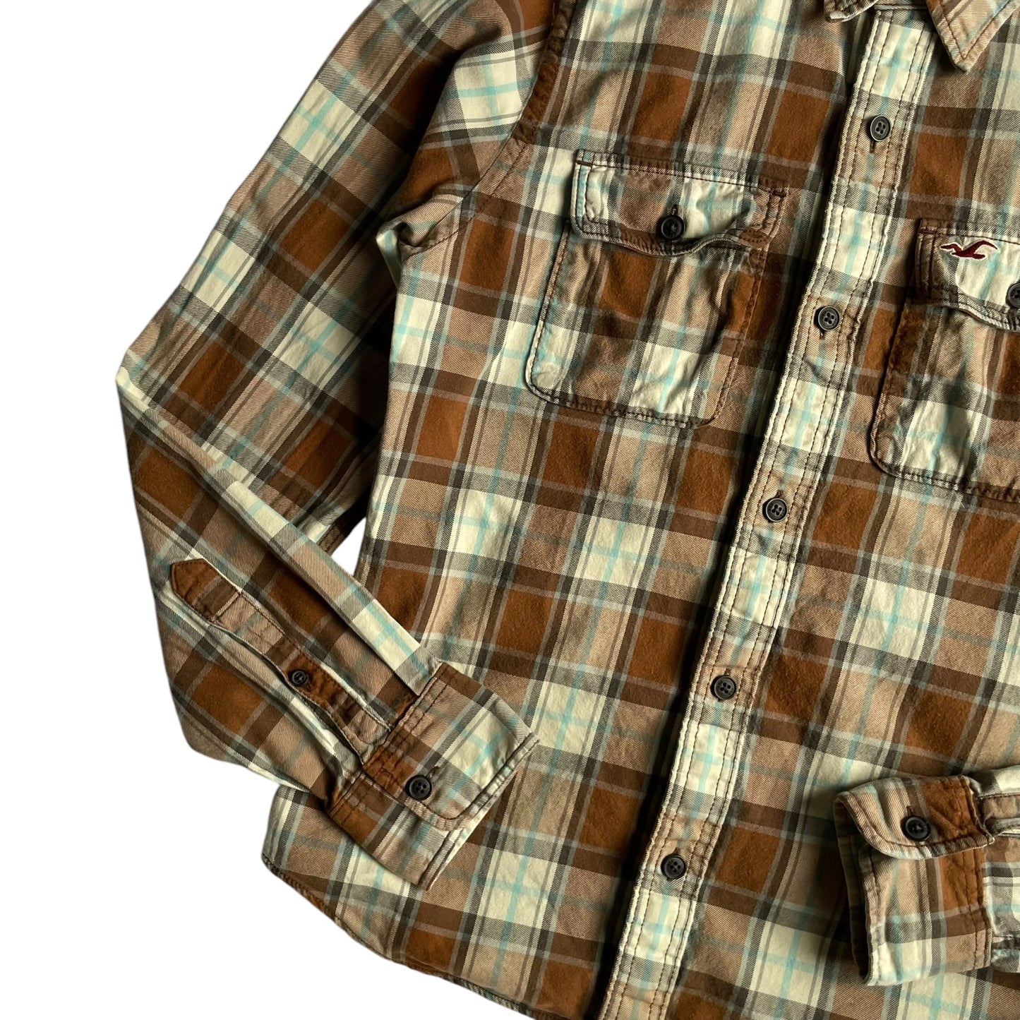 Holister Check L/SL Cotton Shirt