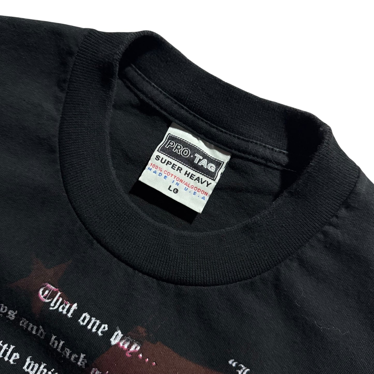 【USED】PRO TAG 2000s Barack Obama MLK & Malcolm X Black History T-Shirt Made in USA 半袖Tシャツ Lサイズ
