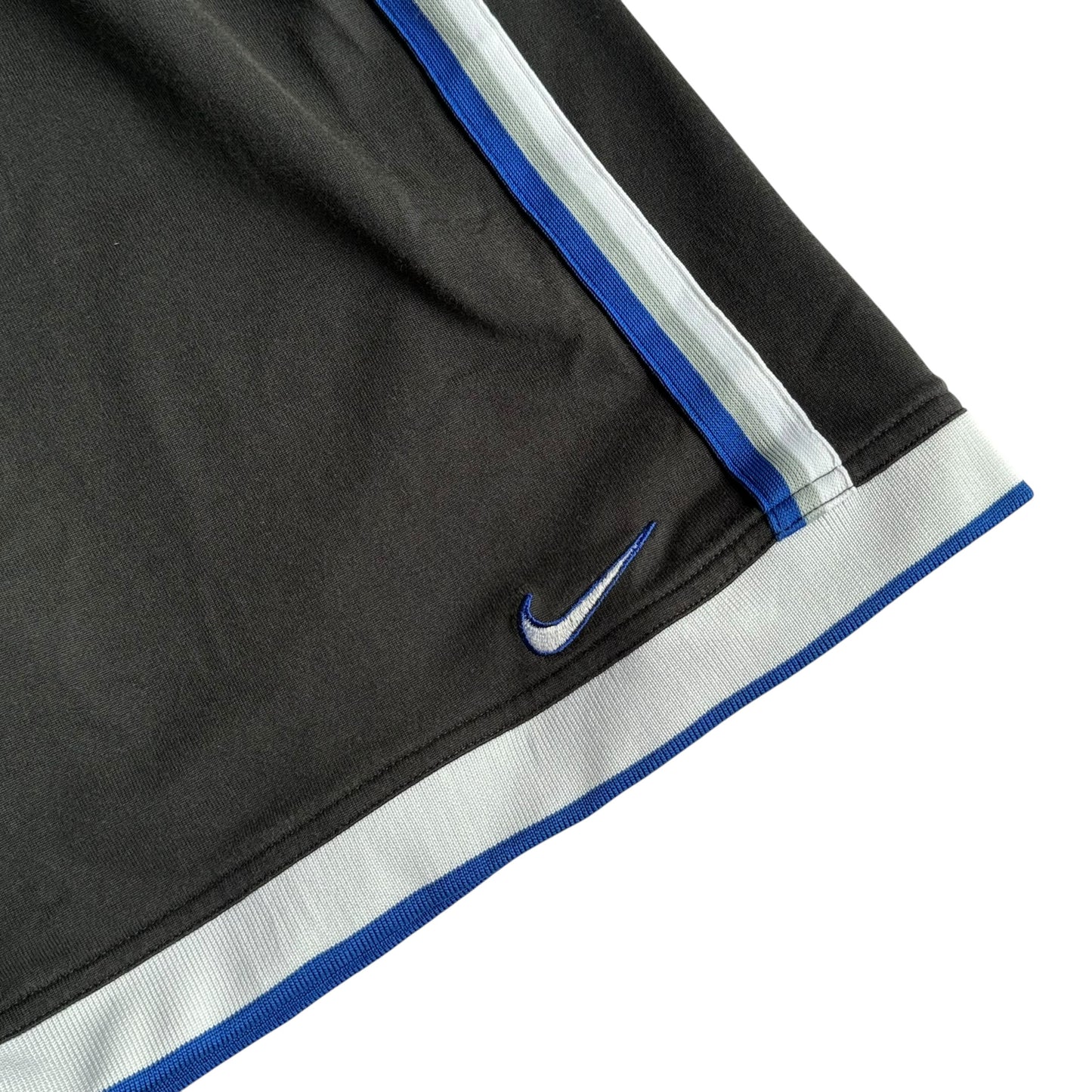 【USED】90s NIKE PENNY 1CENT LOGO BASKET BALL SHORTS ANFERNEE HARDAWAY NBA バスパン ナイキ ペニー XXLサイズ 黒青