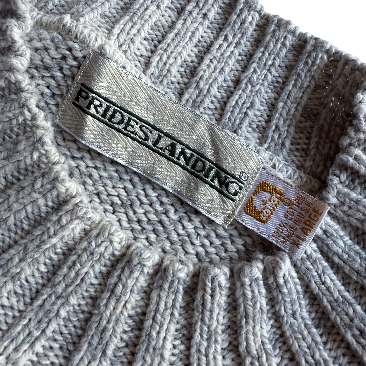 【USED】Prideslanding Cotton Sweater Made in USA
