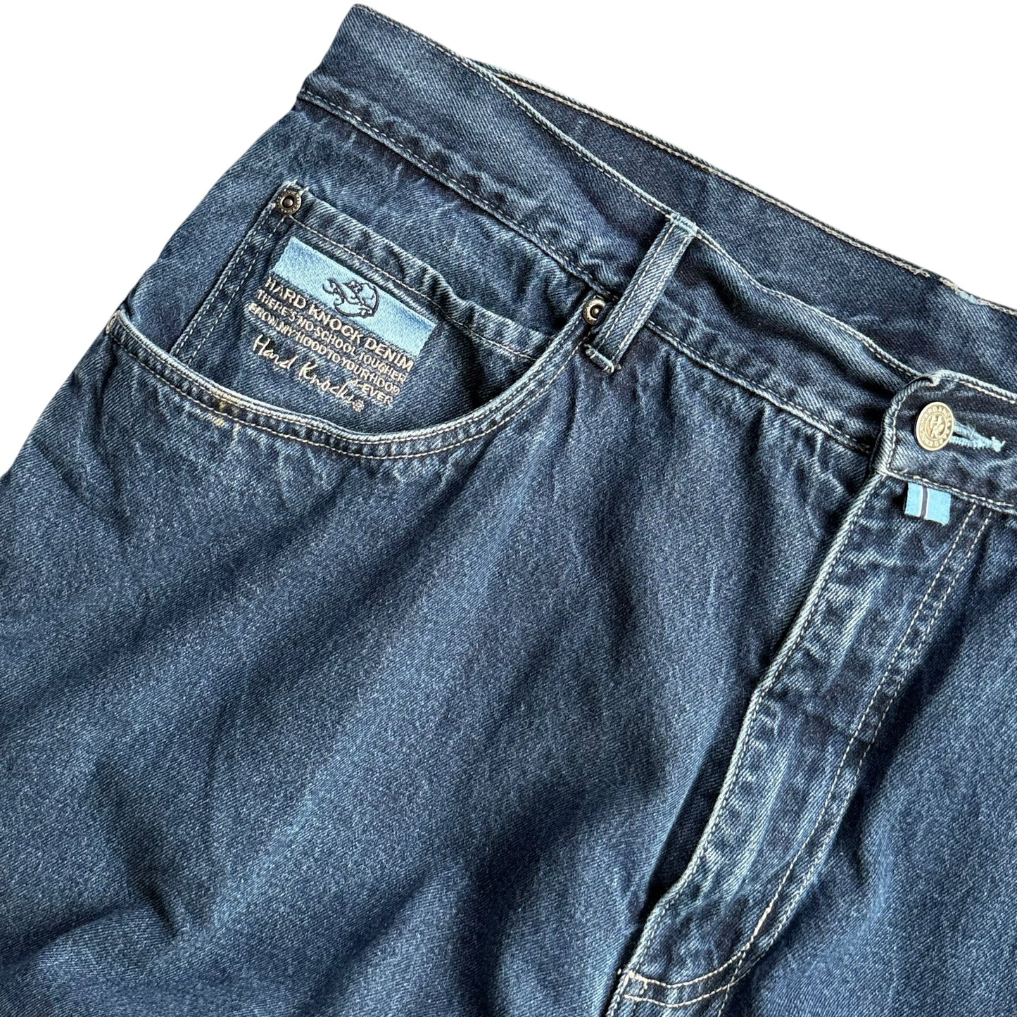 【USED】SOHK School of Hard Knocks スクールオブハードノックス Denim Painter Shorts バギーパンツ ショーツ  38インチ