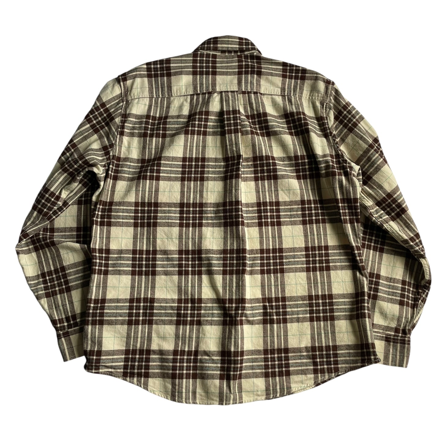 Eddie Bauer Check L/SL Cotton BD Shirt