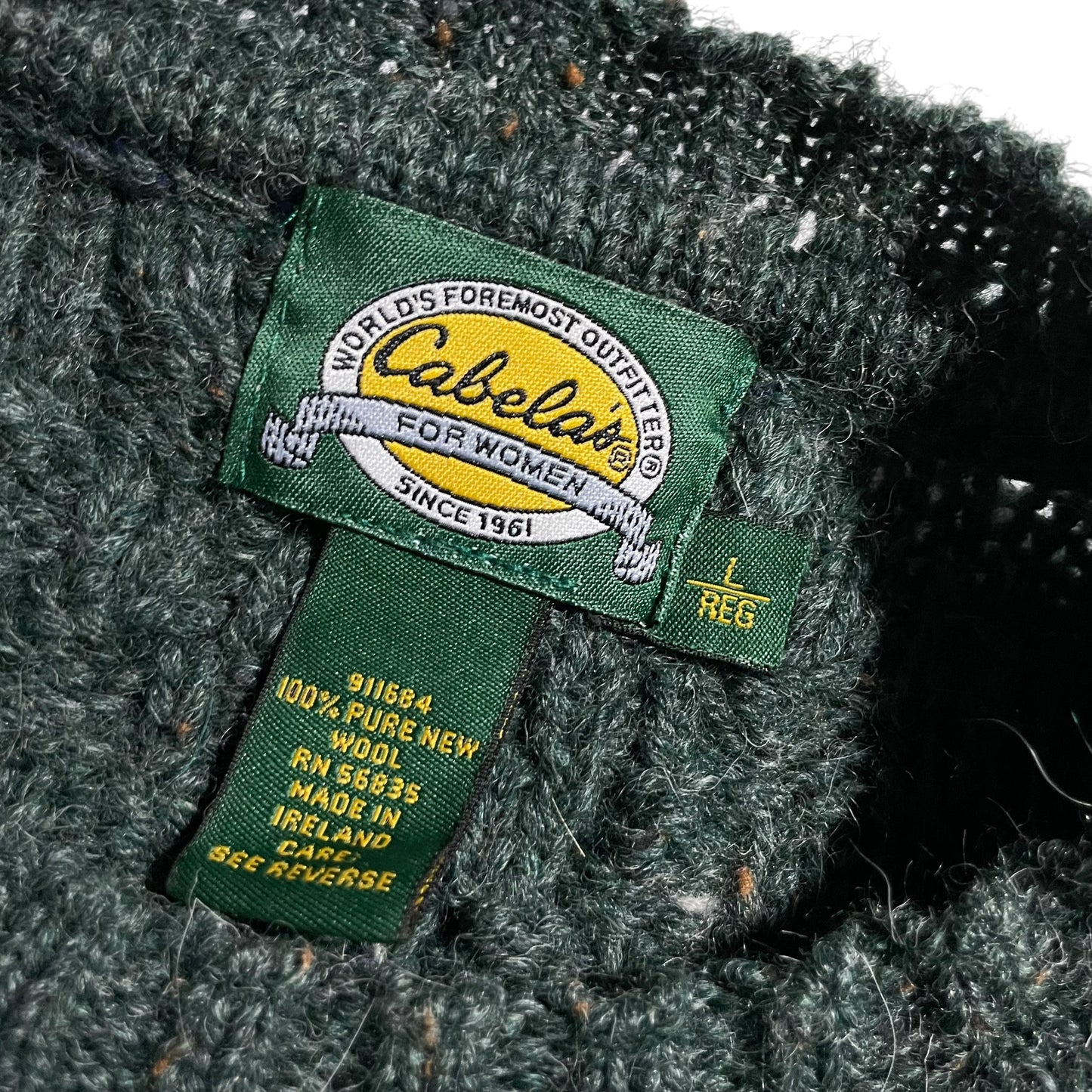 【USED】Cabela’s Crew Neck Wool Sweater