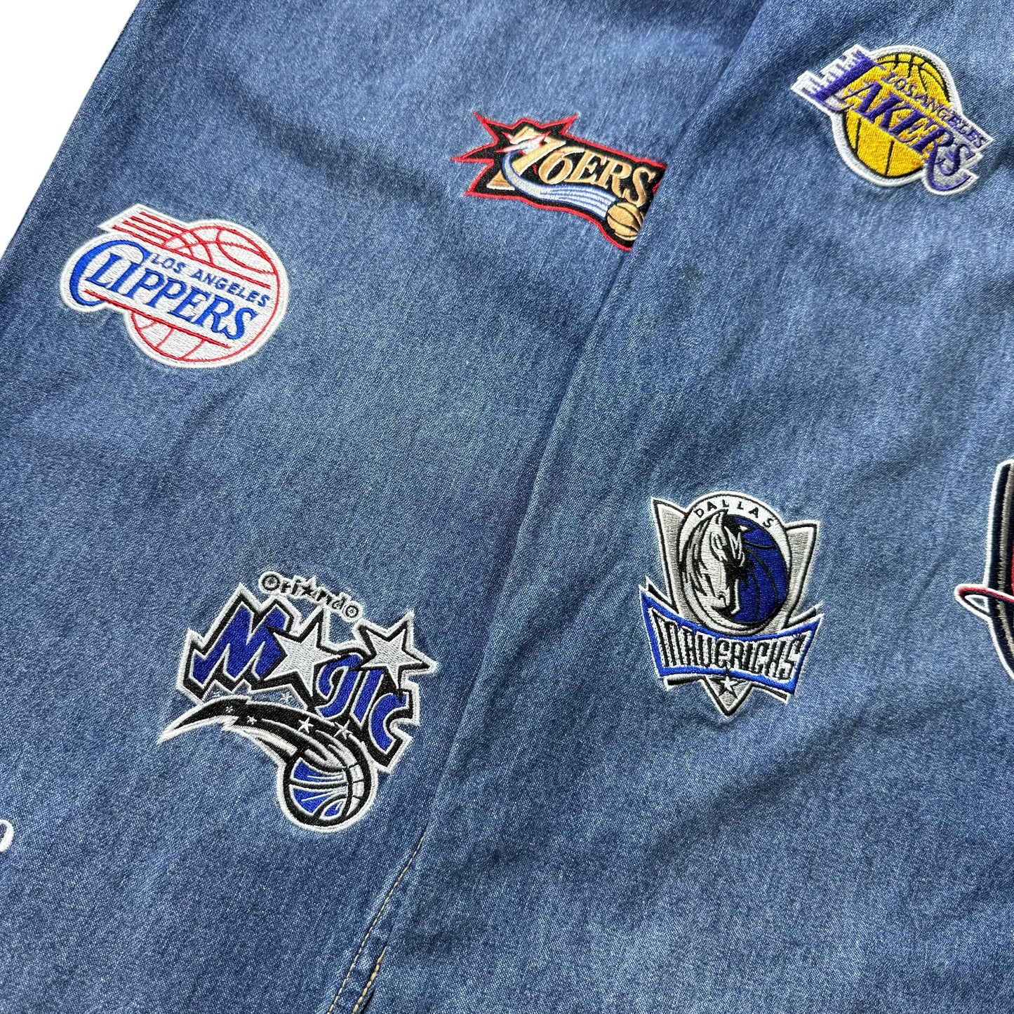 【USED】UNK NBA Logo Patch Baggy Jeans