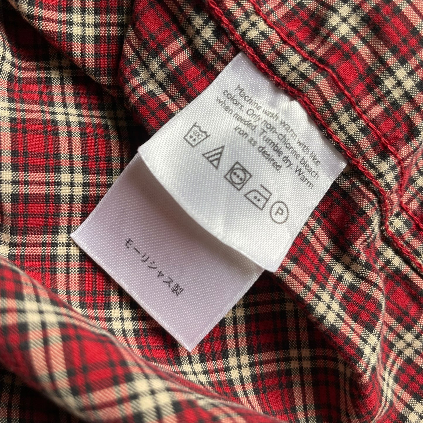 Eddie Bauer Check L/SL Cotton BD Shirt