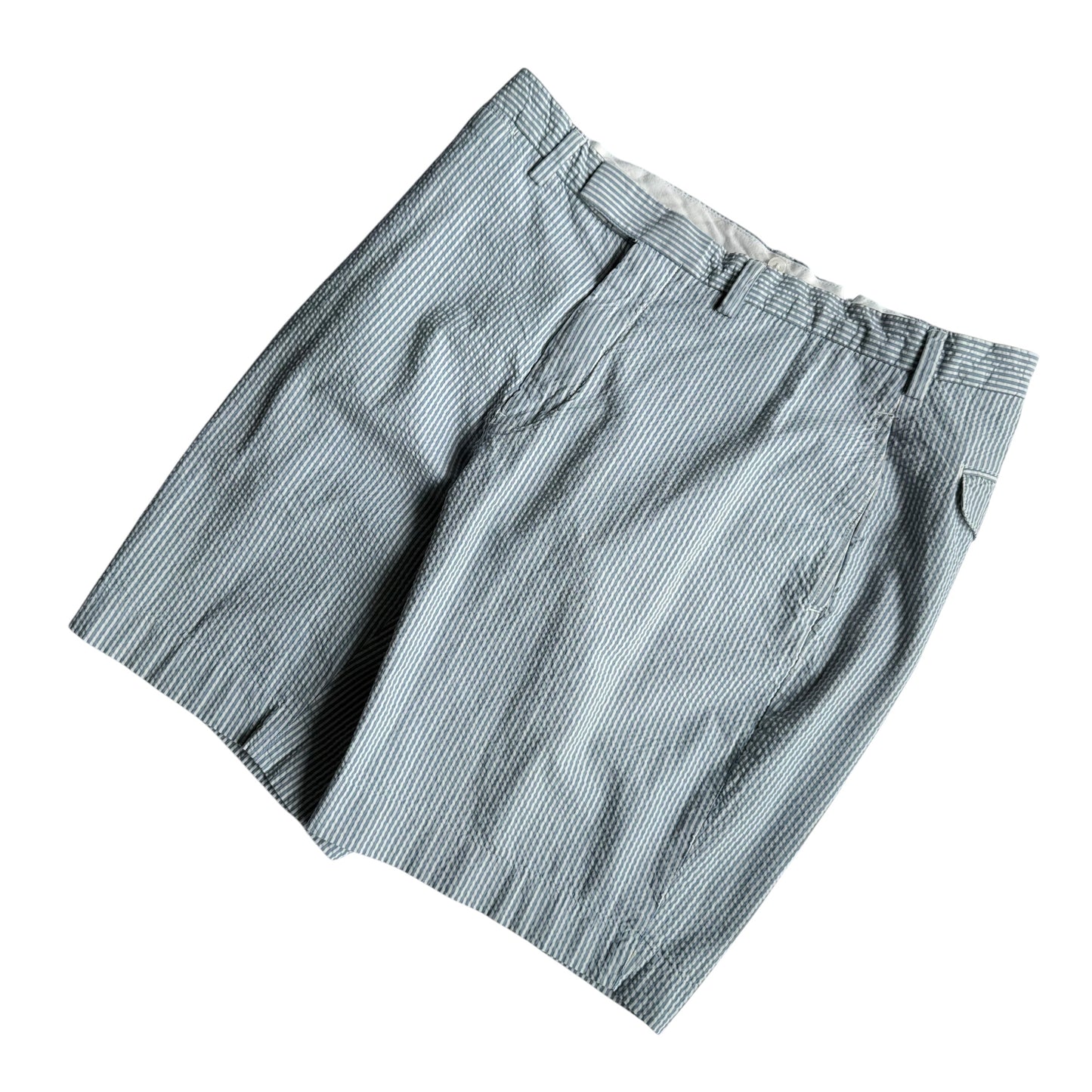 【USED】Polo Ralph Lauren ポロラルフローレン Seersucker Shorts シアサッカー ショートパンツ 36inch