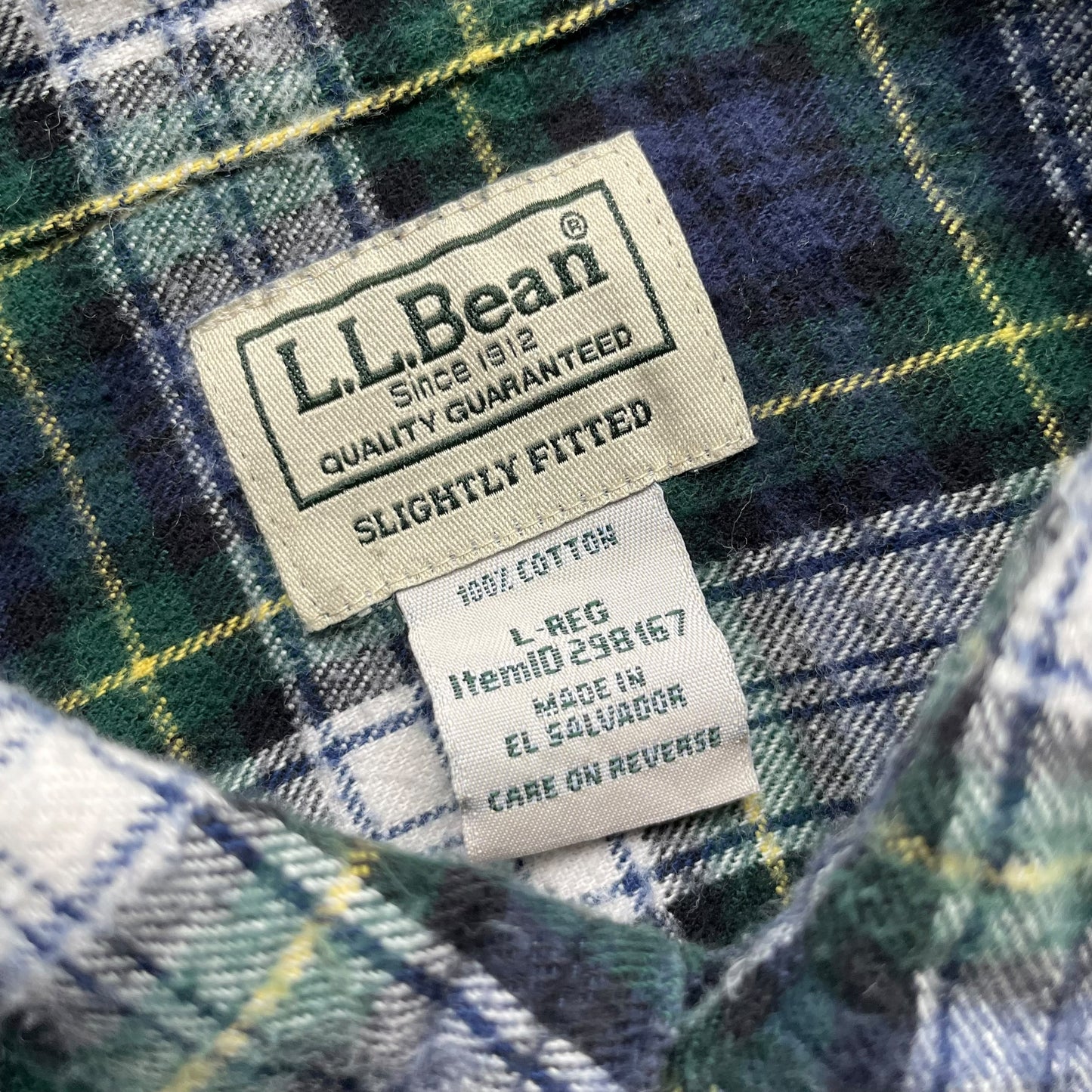 L.L. Bean L/SL Cotton Check BD Shirt