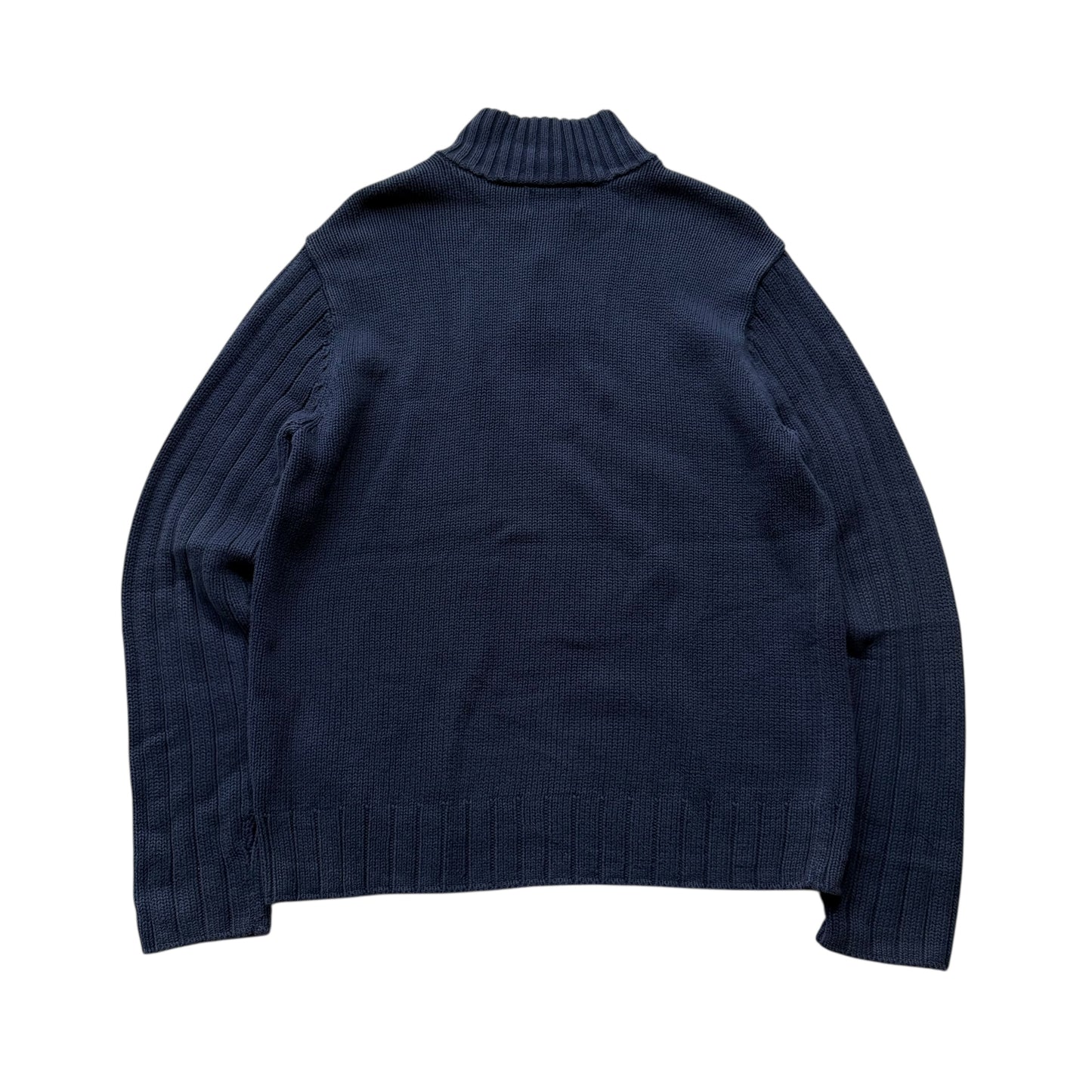 【USED】Polo Jeans Half Zip Cotton Sweater