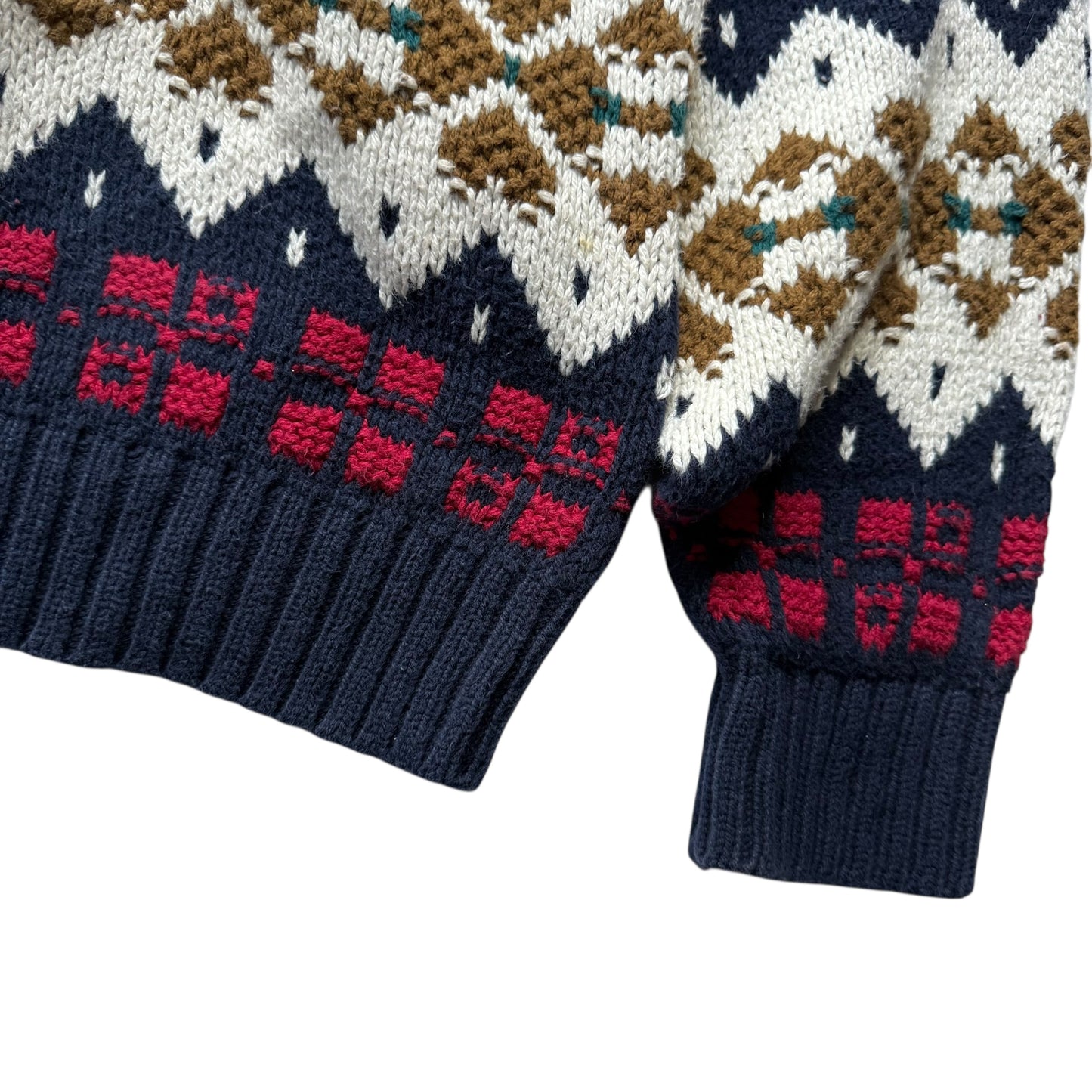 【USED】Eddie Bauer Made in USA Cotton Sweater