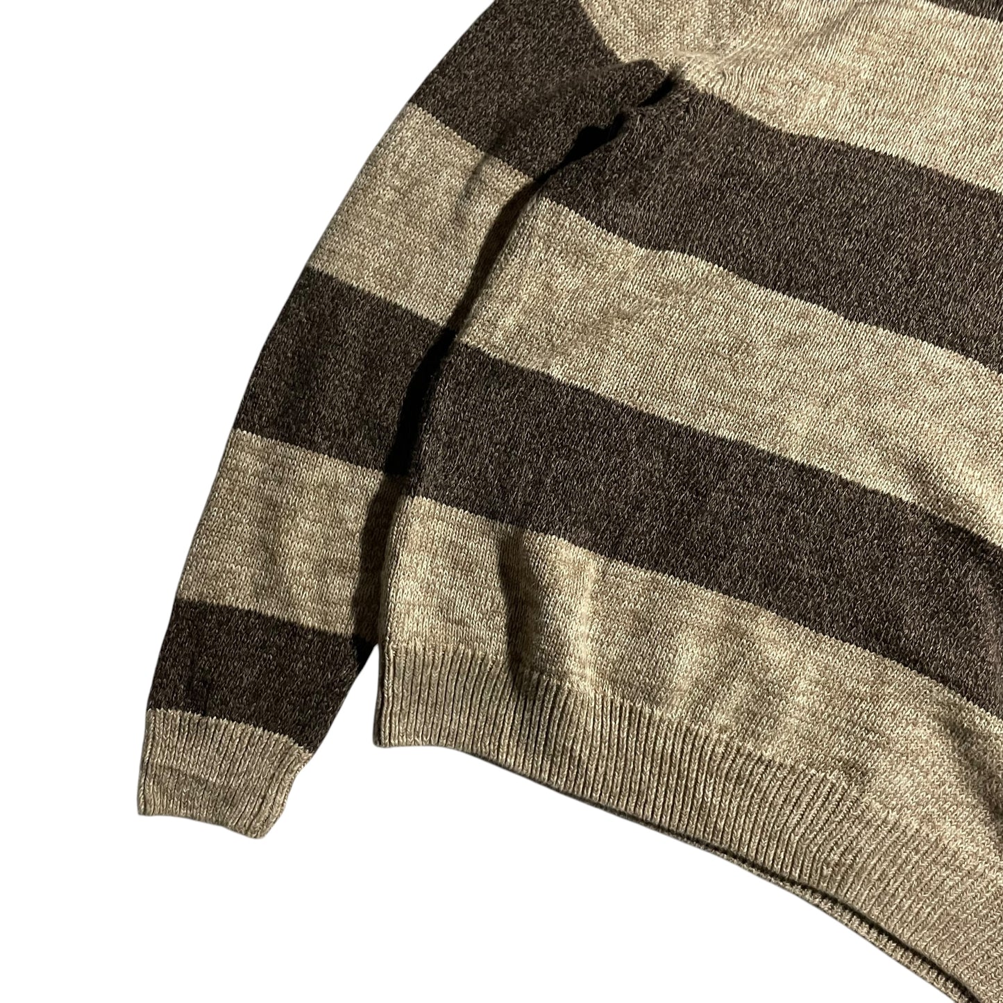 【USED】Chaps Half Zip Border Sweater
