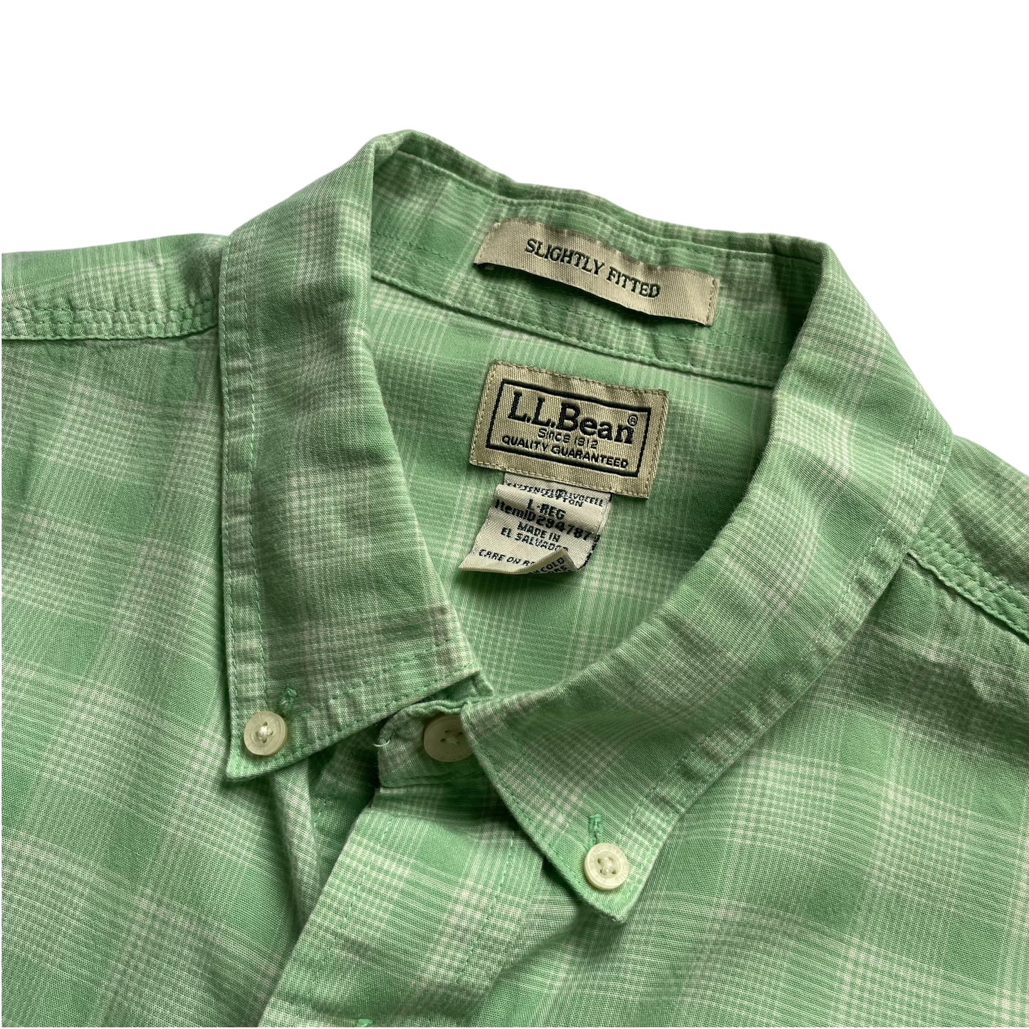 L.L. Bean L/SL Cotton Check BD Shirt