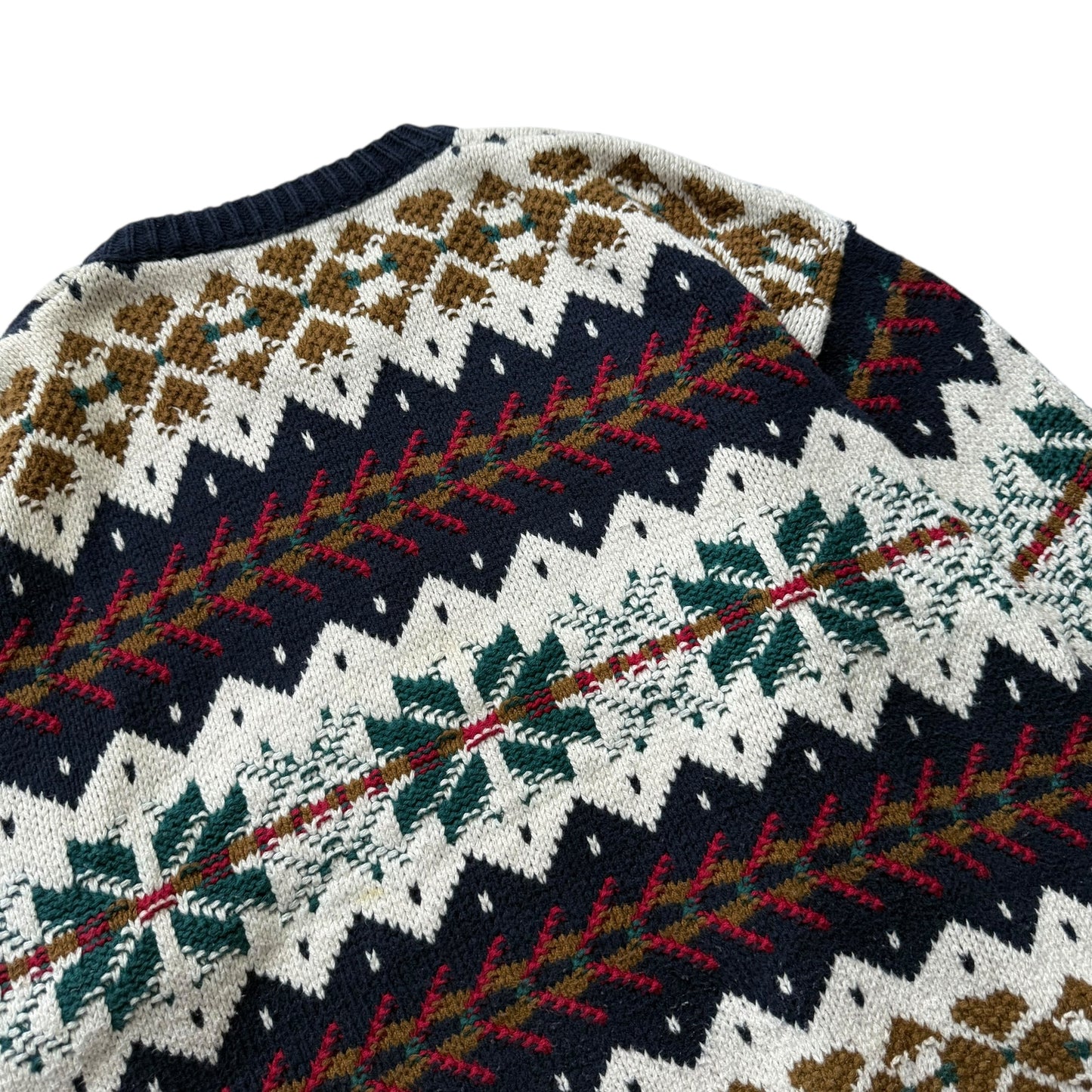 【USED】Eddie Bauer Made in USA Cotton Sweater