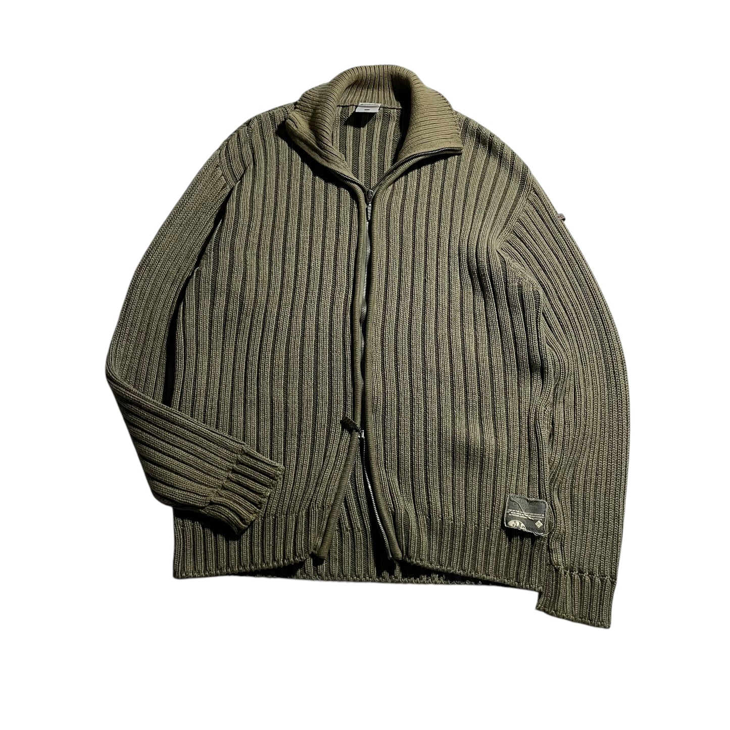 【USED】Columbia Full Zip Cotton Sweater