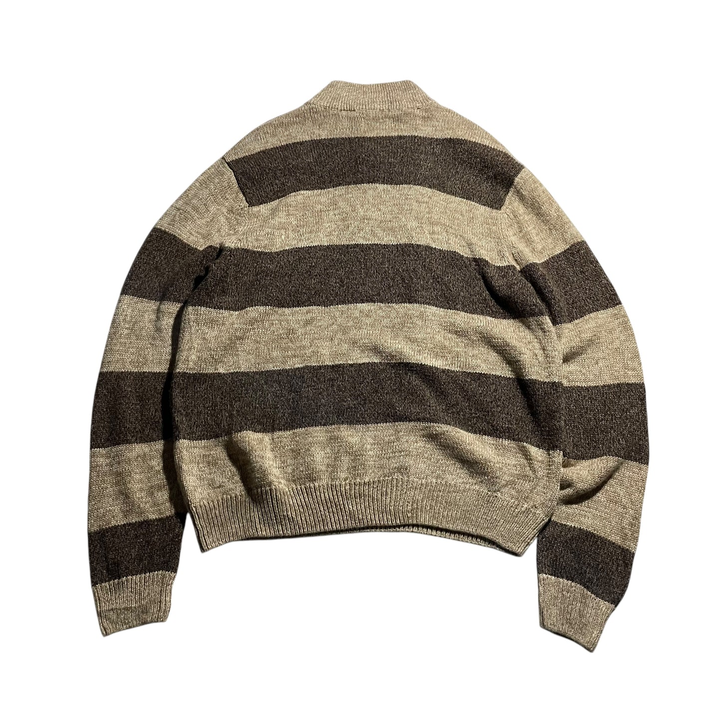 【USED】Chaps Half Zip Border Sweater