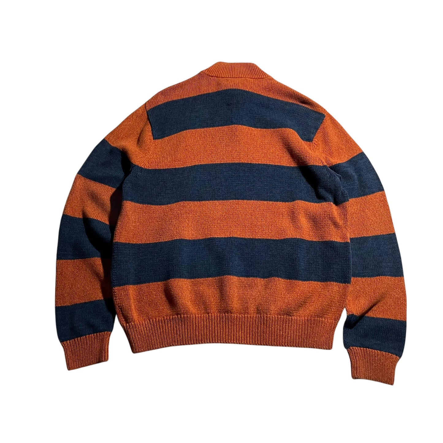 【USED】Chaps Half Zip Border Sweater
