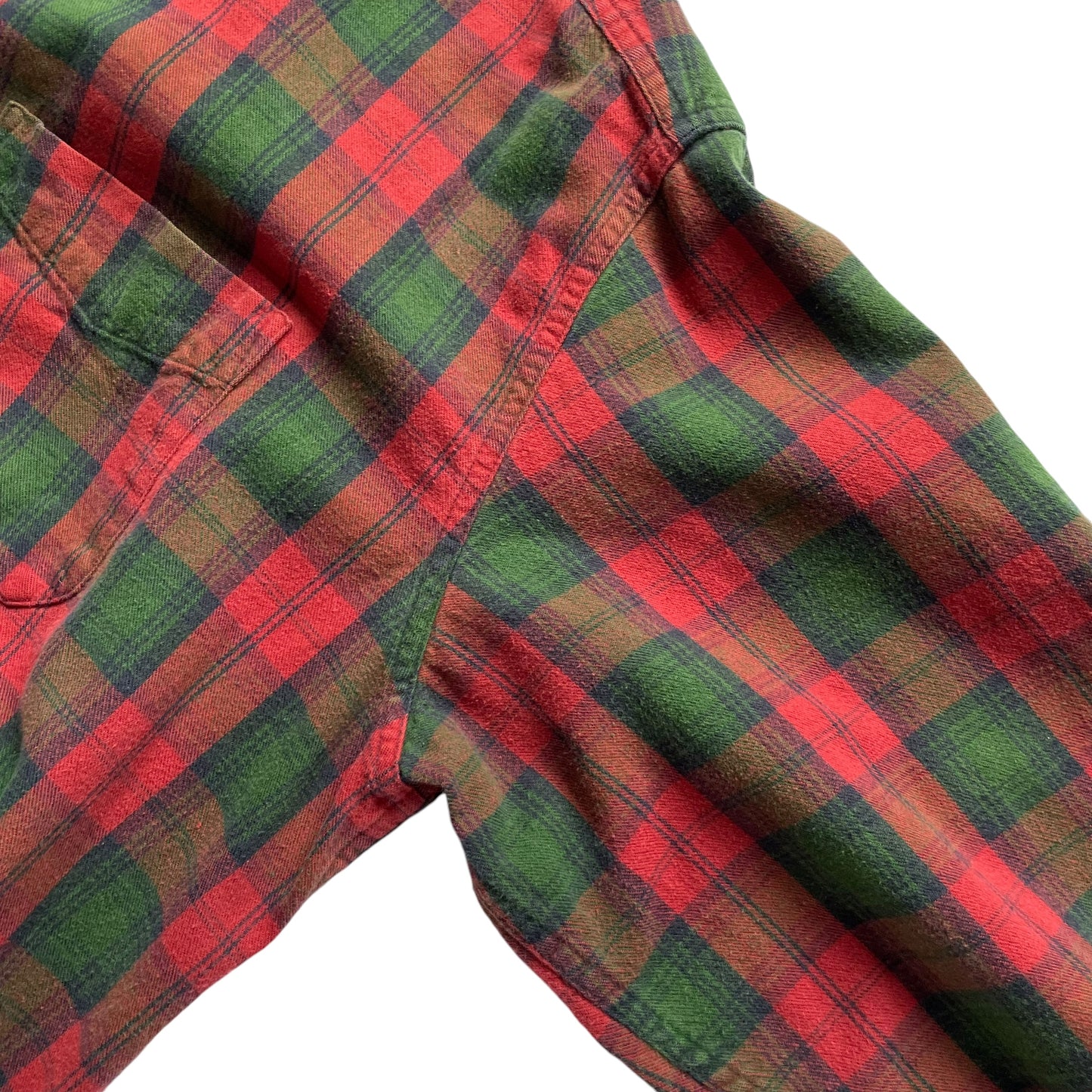 L.L. Bean Cotton Check L/SL Flannel BD Shirt