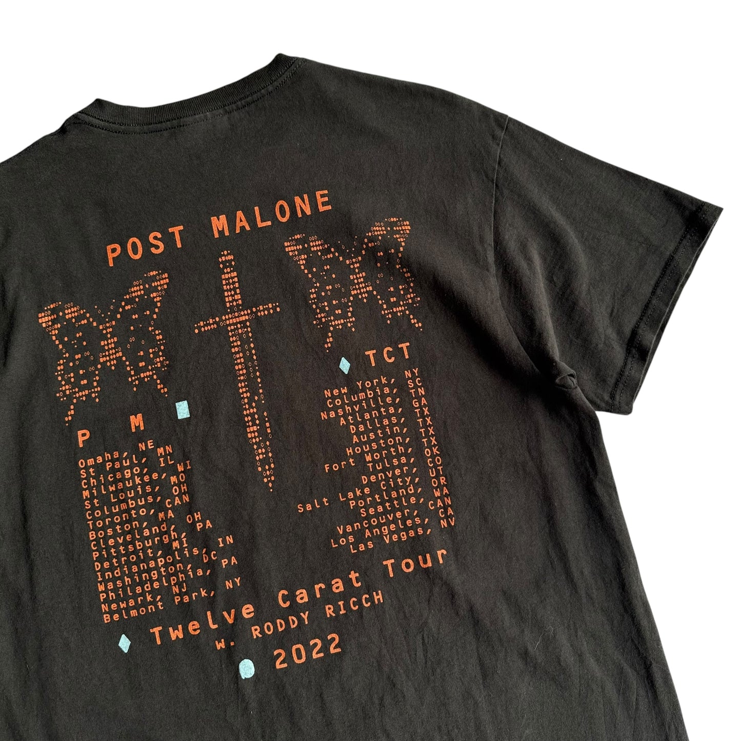 【USED】Post Malone ポストマローン DELTA S/SL Tee 半袖Tシャツ Lサイズ
