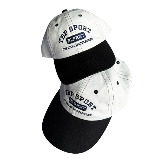 The Blueprint™︎ Leather Strap Canvas Baseball Cap