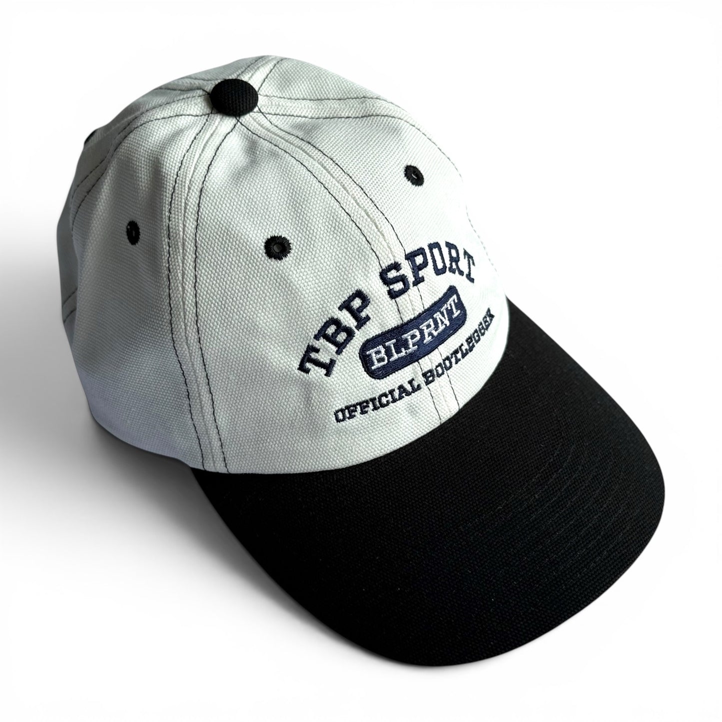 The Blueprint™︎ Leather Strap Canvas Baseball Cap