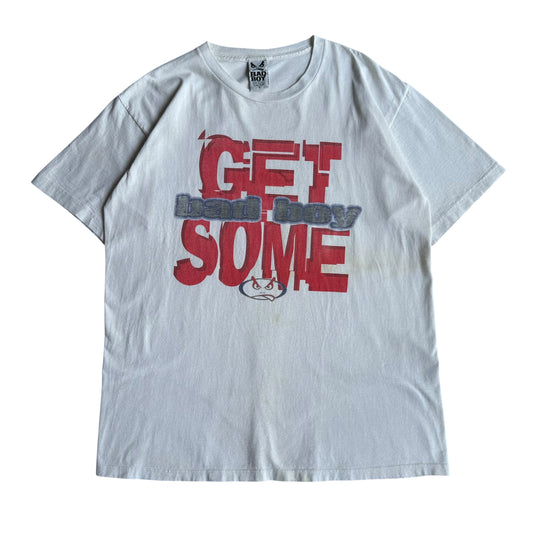【USED】BAD BOY バッドボーイ Made in USA S/SL Tee 半袖Tシャツ 白 Lサイズ