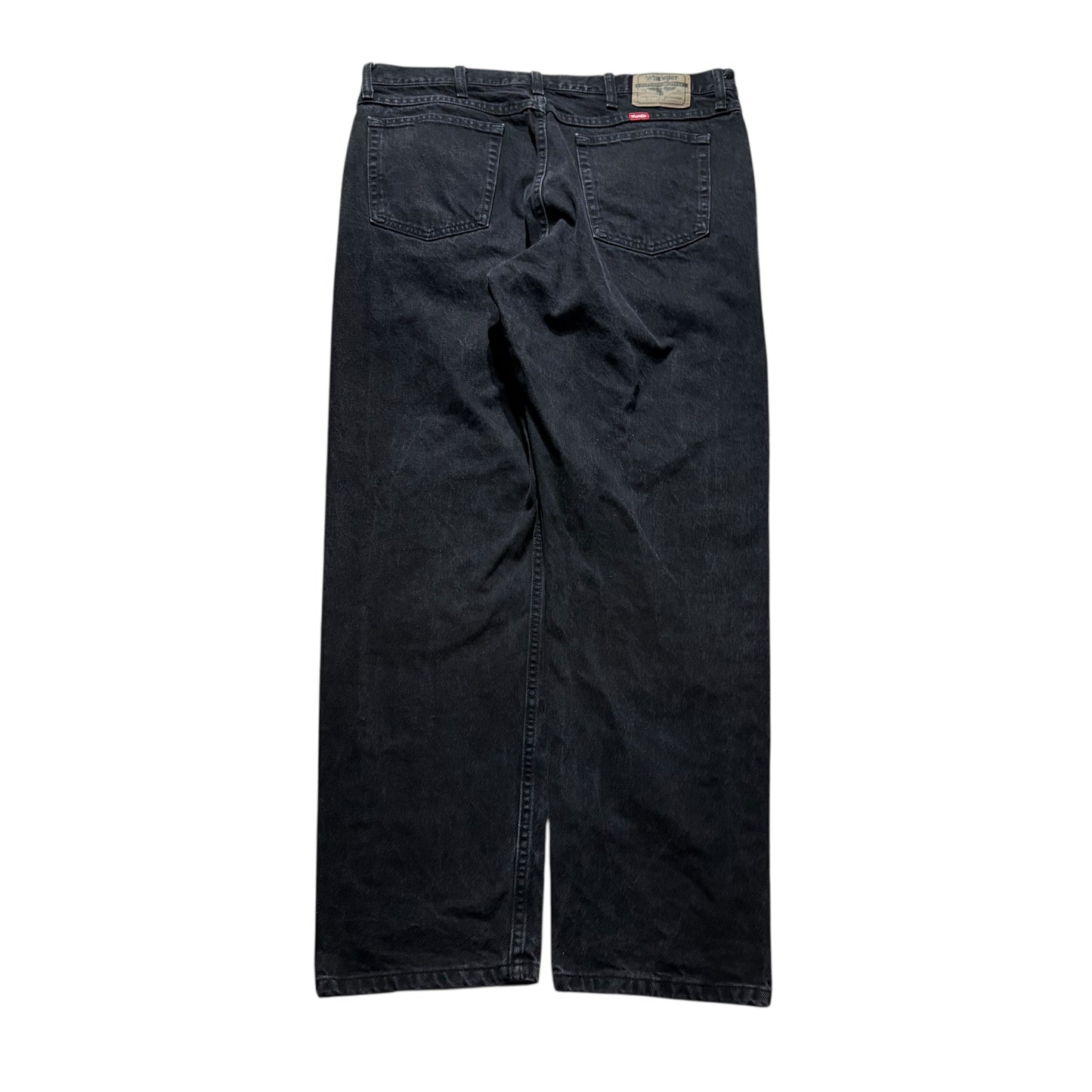 【USED】Wrangler 5 Pocket Black Denim Pants 38×32