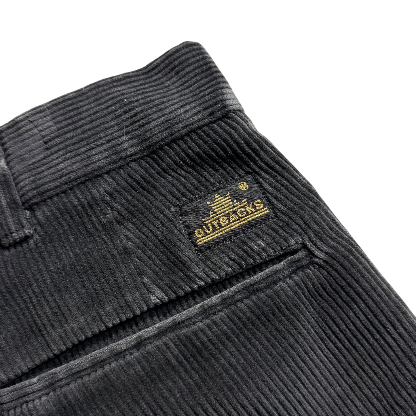 【USED】Outbacks 2 Tuck Corduroy Pants Made in Canada