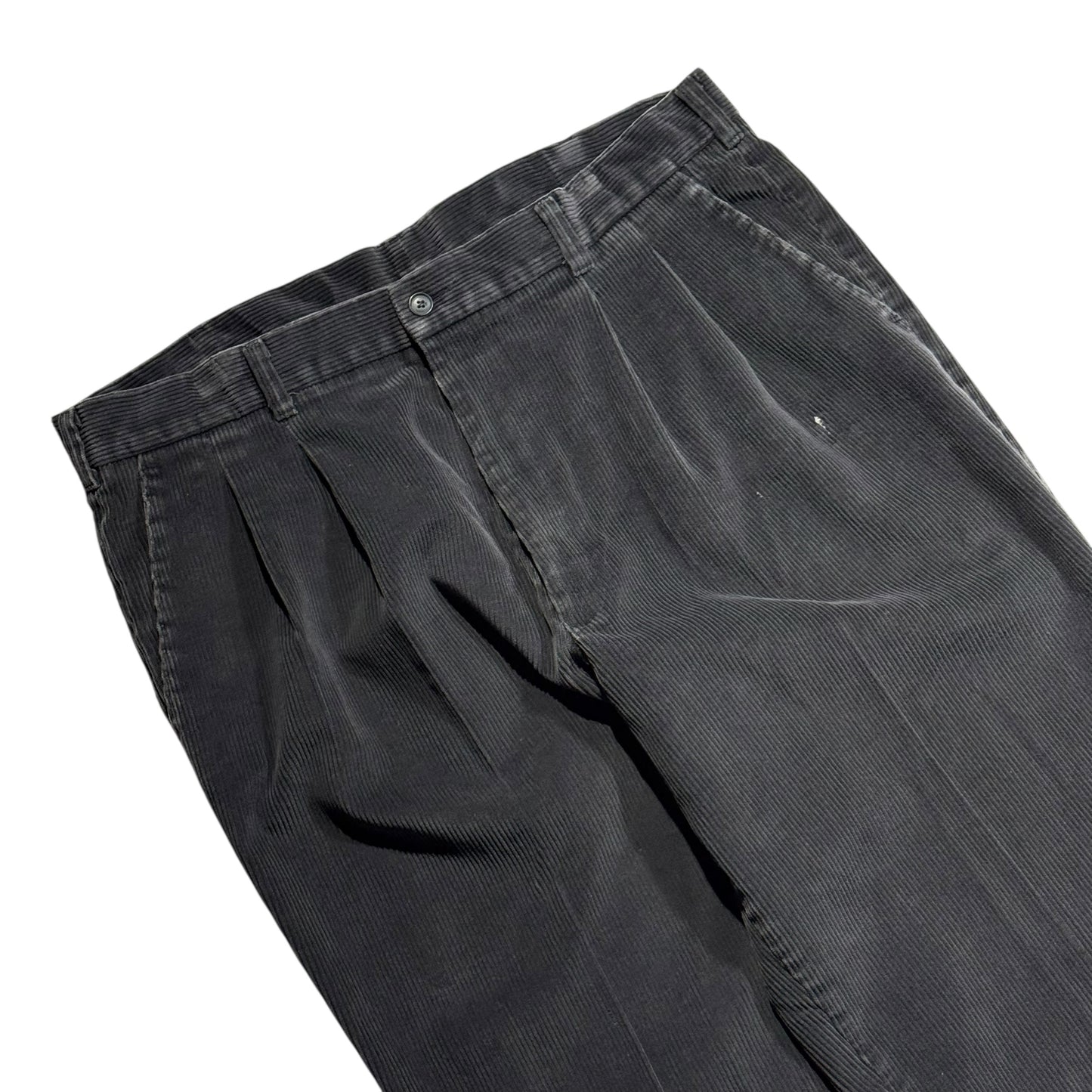 【USED】Outbacks 2 Tuck Corduroy Pants Made in Canada