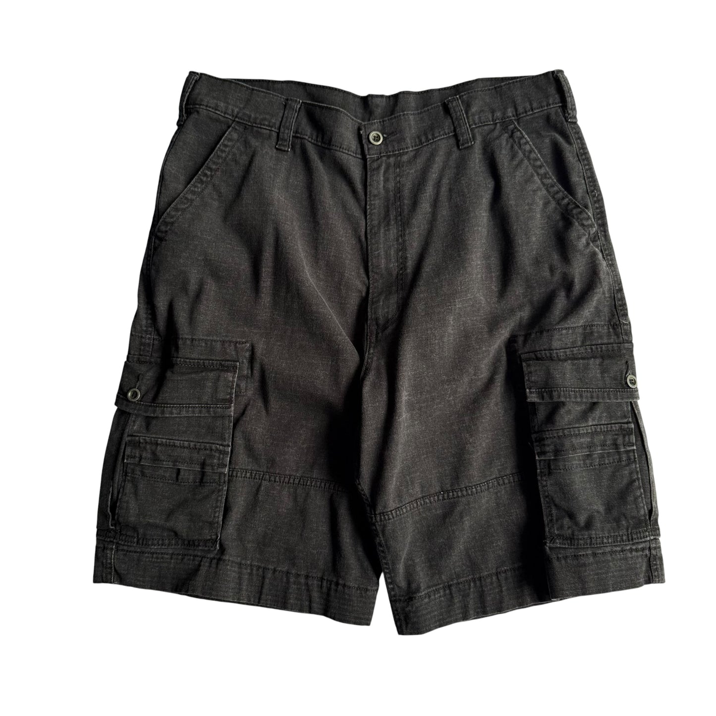 【USED】LEVI'S リーバイス BLACK DENIM CARGO SHORTS カーゴショーツ ハーフパンツ ブラックデニム W36