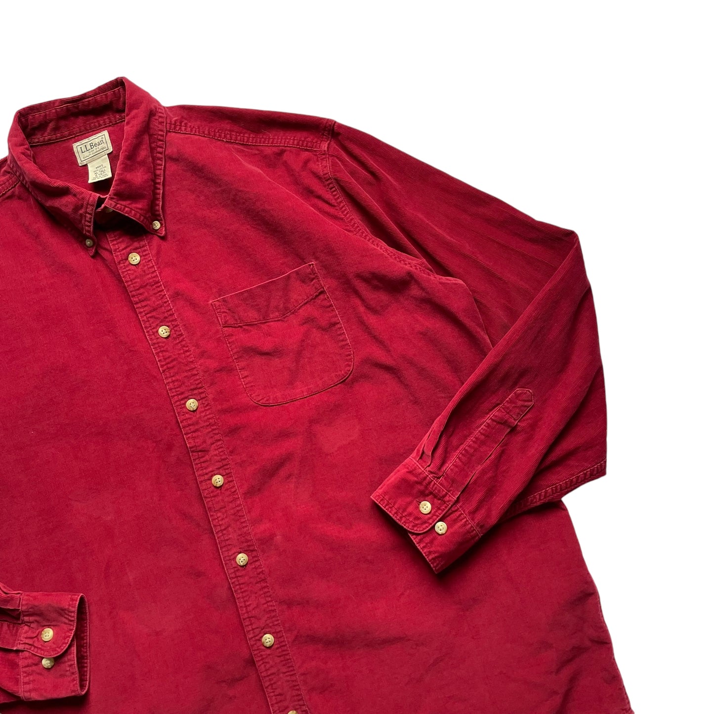 L.L. Bean L/SL Corduroy BD Shirt