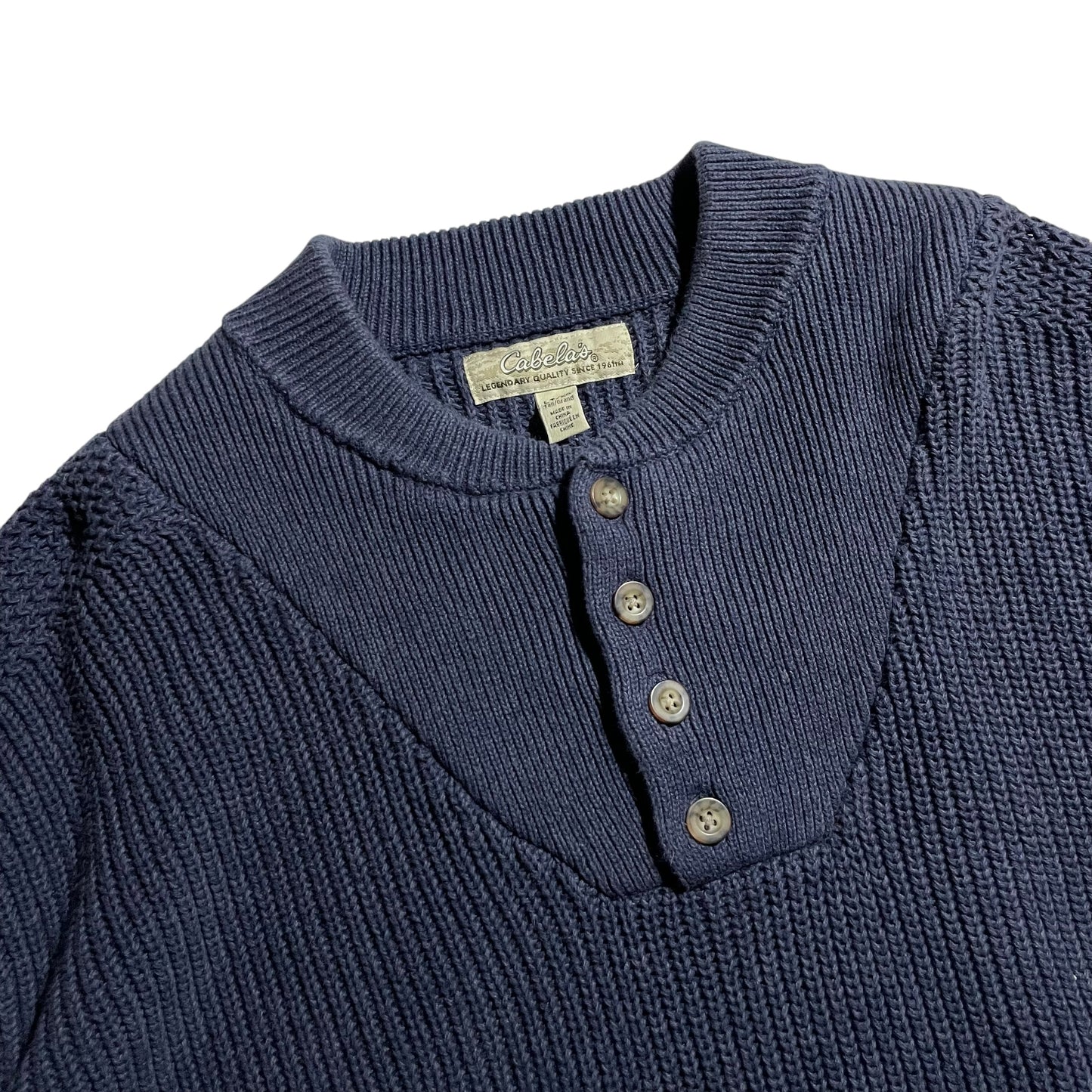 【USED】Cabela’s Henly Neck Cotton Sweater